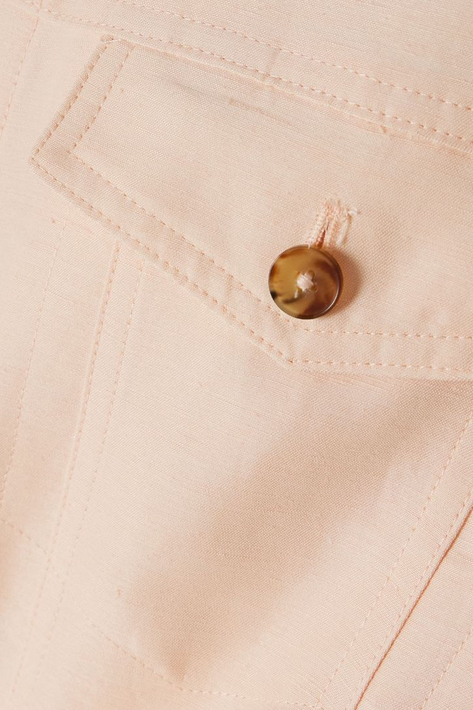 Loulou Studio Kerria Dupioni Jacket In Pastel Orange