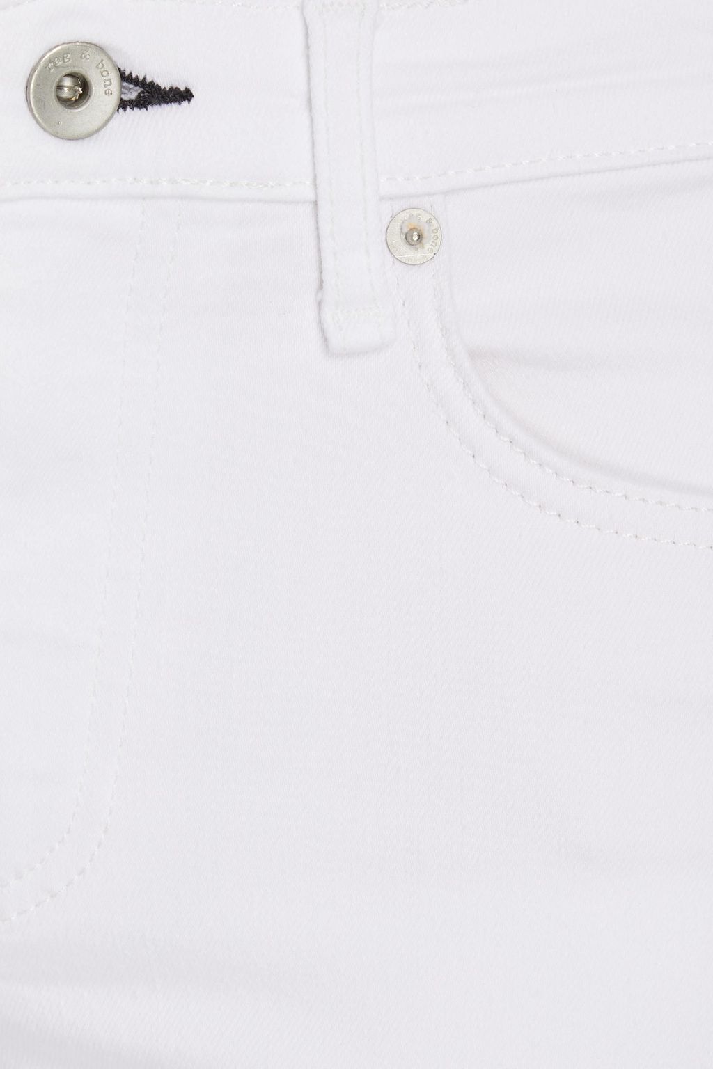 RAG & BONE جينز "كايت" بأرجل ضيقة وخصر متوسط الارتفاع