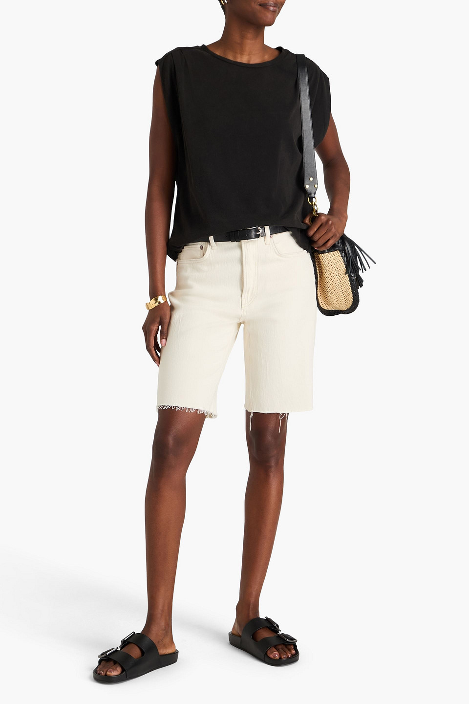  Rag & Bone - Jeansshorts - Weiß - 23 