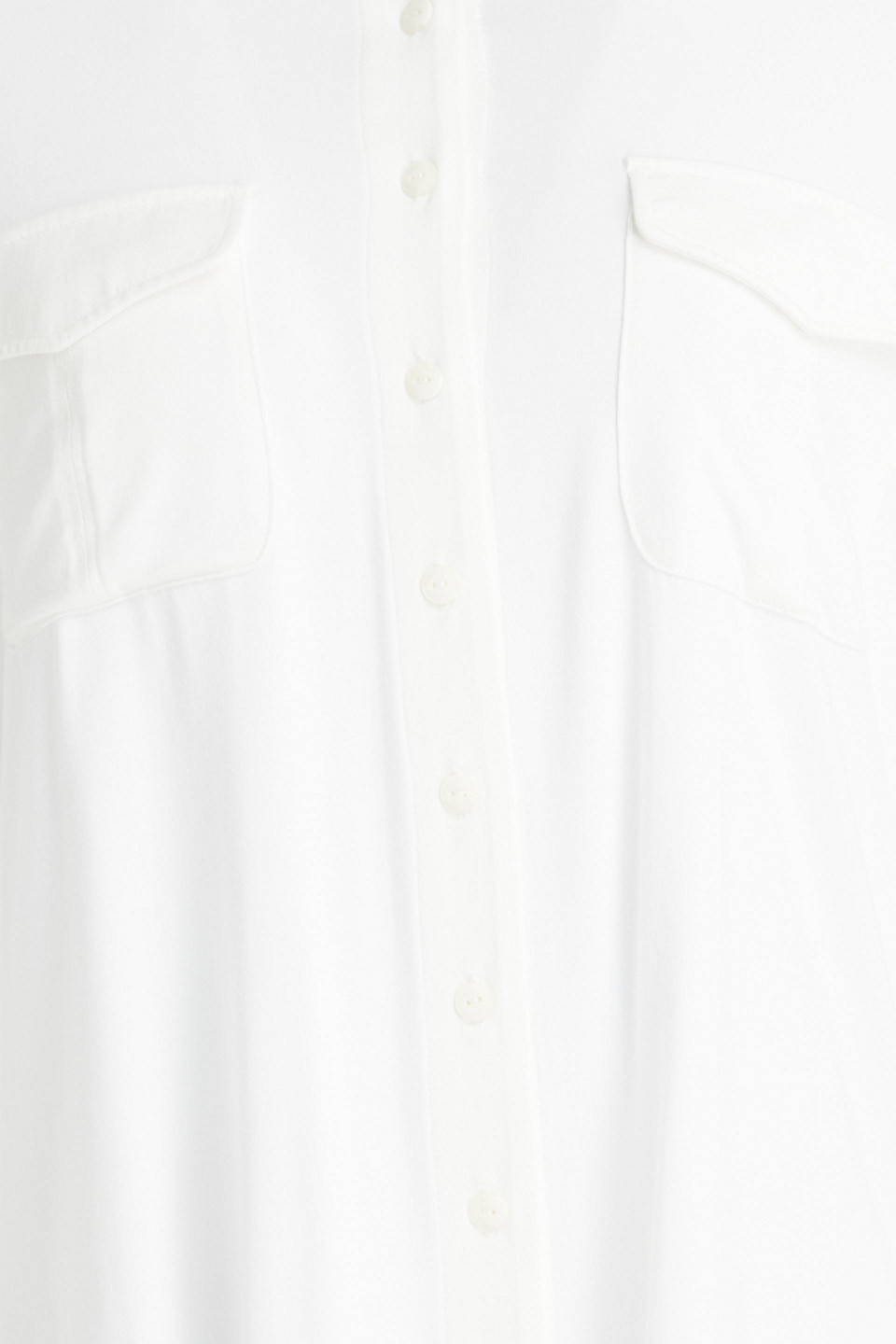 Rag & Bone Luca Stretch-jersey Shirt In White