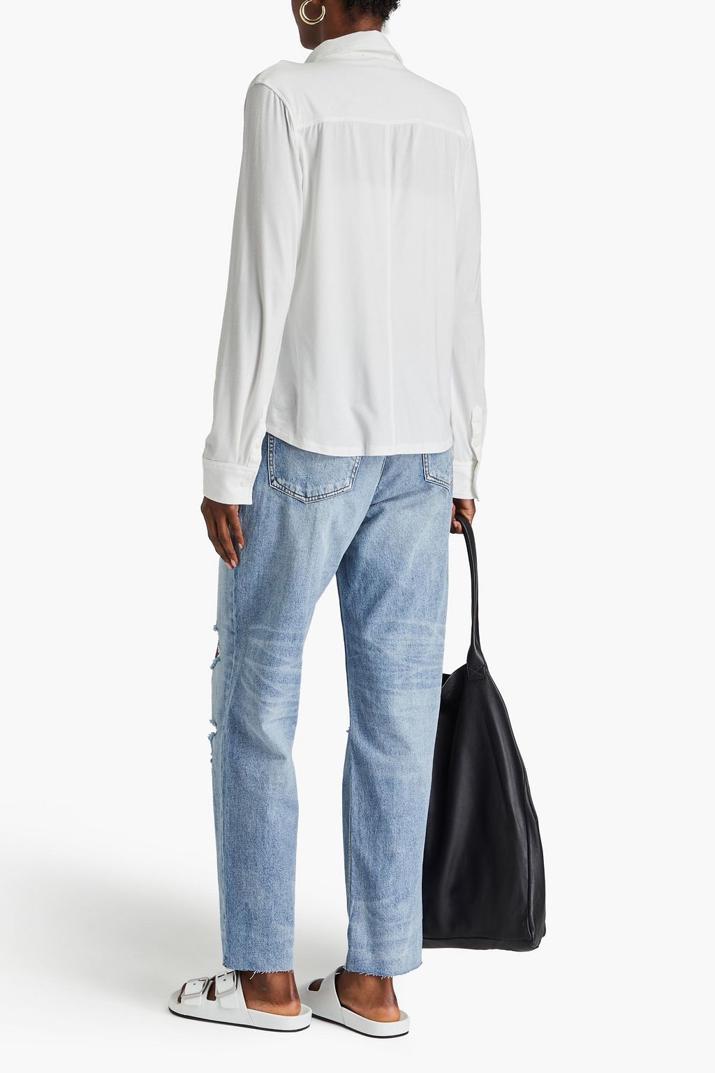 RAG & BONE Luca stretch-modal jersey shirt