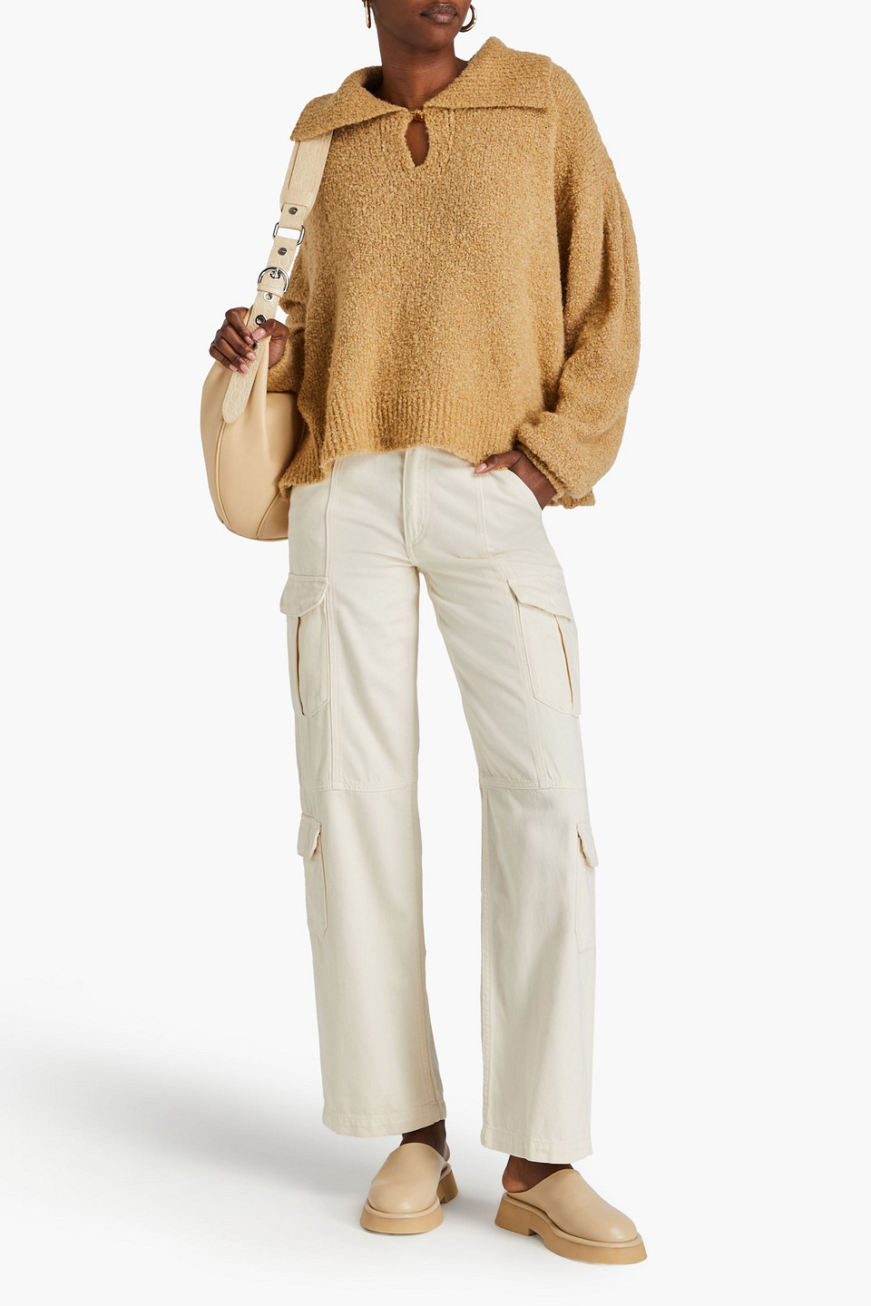 Rag & Bone Featherweight Cailyn Cargo In Ecru