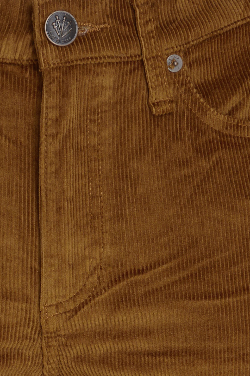 Rag & Bone Peyton Mid-rise Corduroy Bootcut Jeans In Tan