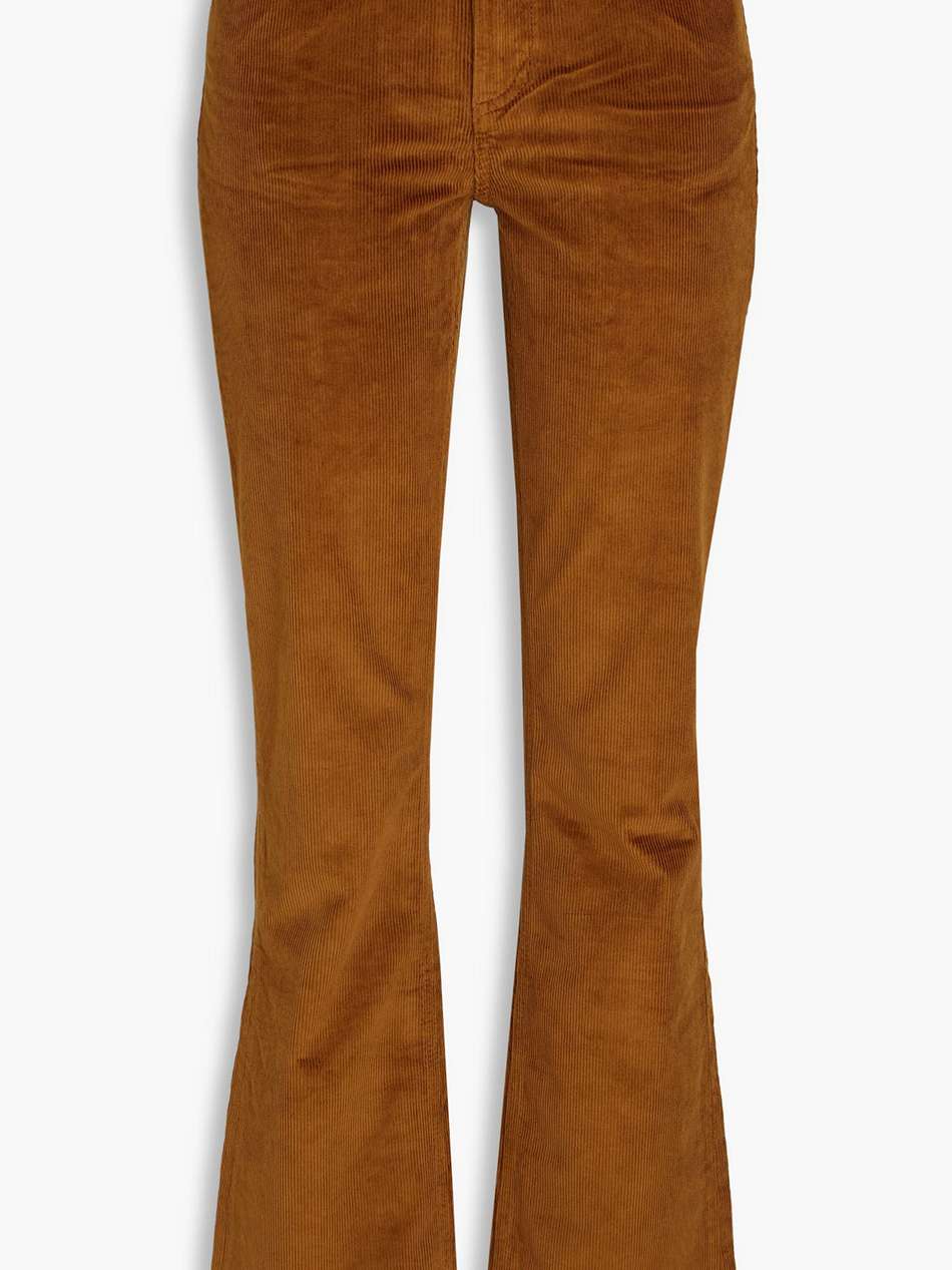 peyton cotton-blend corduroy bootcut pants