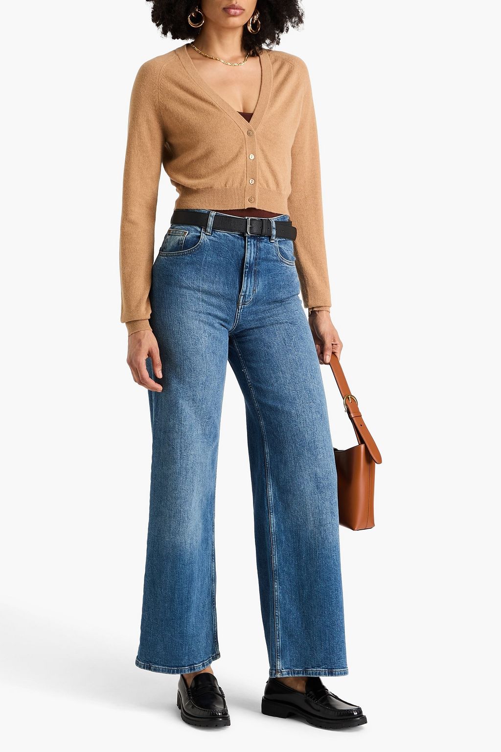 ALBERTA FERRETTI ウール&シルク&カシミヤ混 カーディガン | THE  