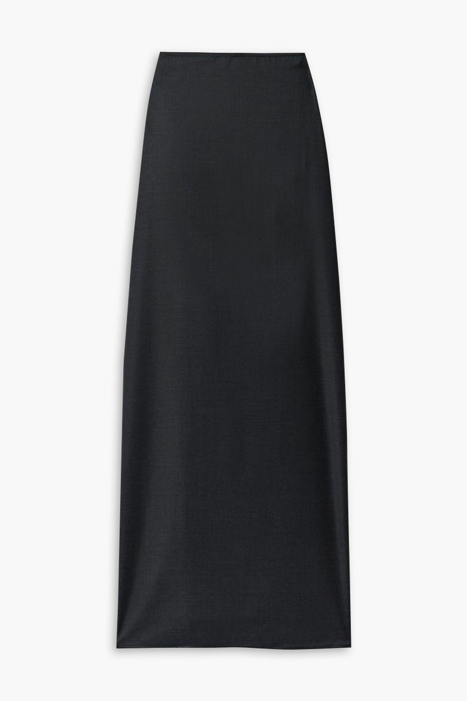 Beare Park Wool-twill Maxi Skirt In Kohle
