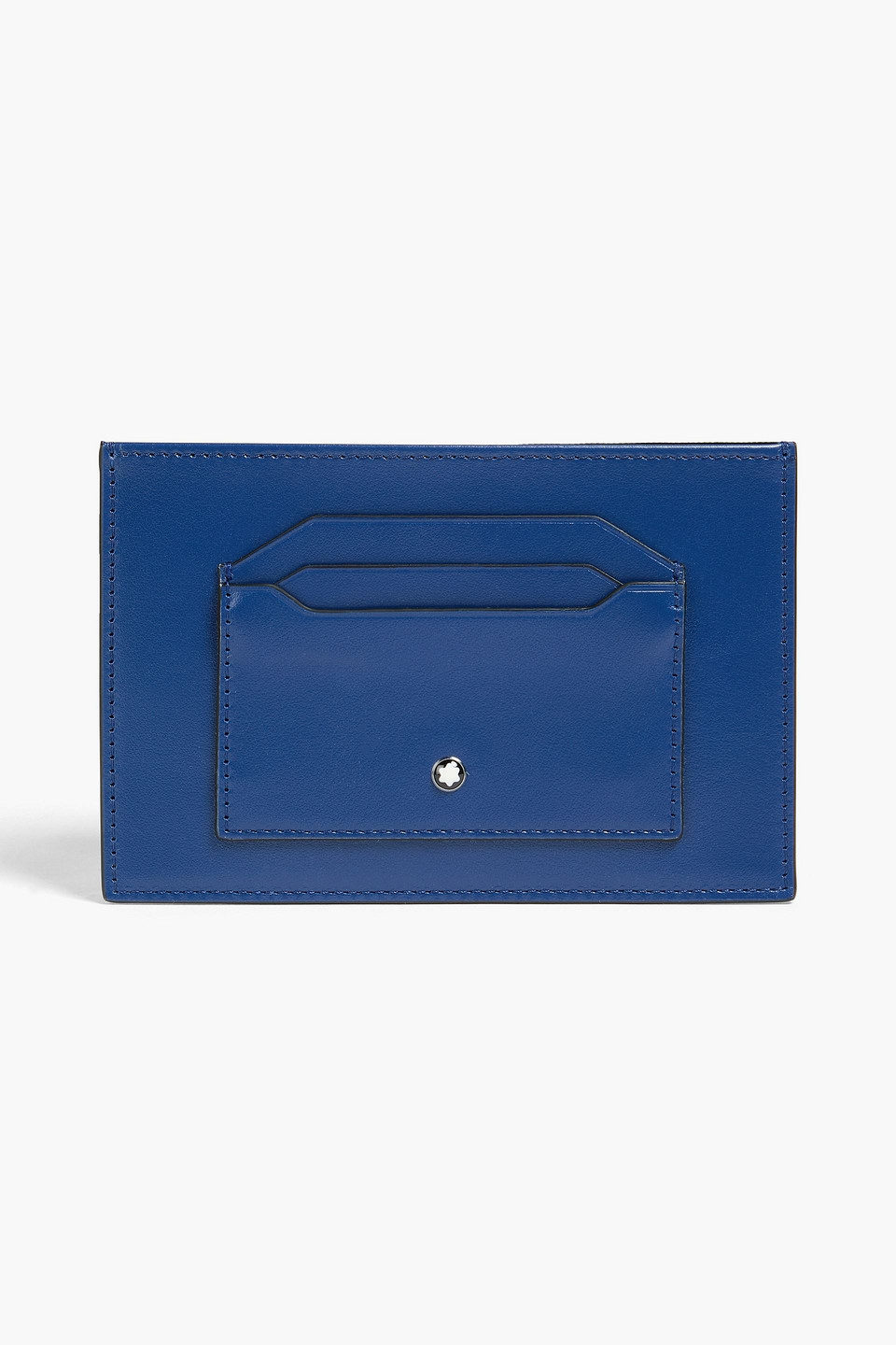 Montblanc Leather Cardholder In Blue