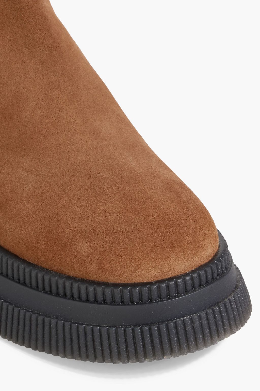 GANNI Suede Chelsea boots
