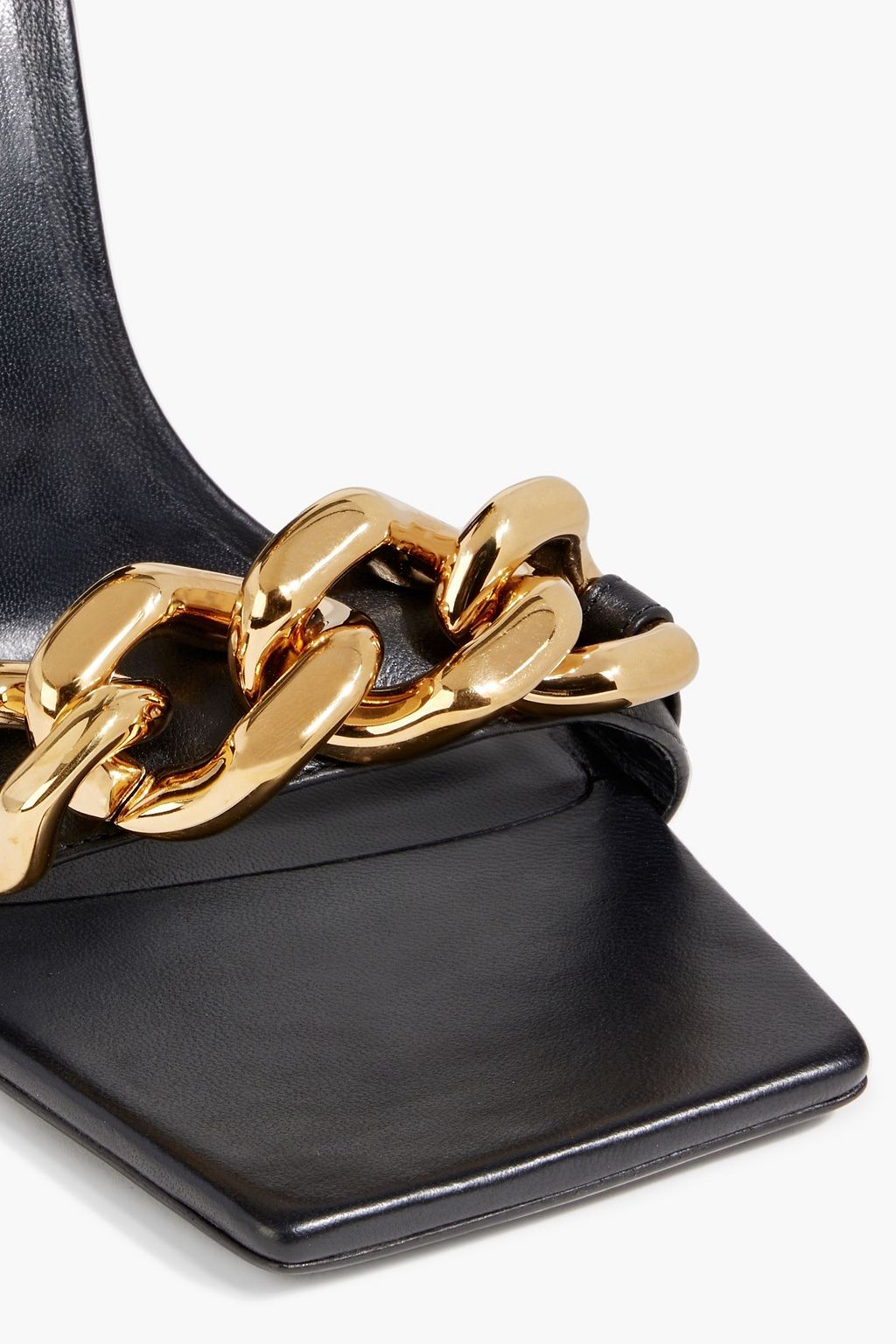VERSACE Medusa Chain leather sandals
