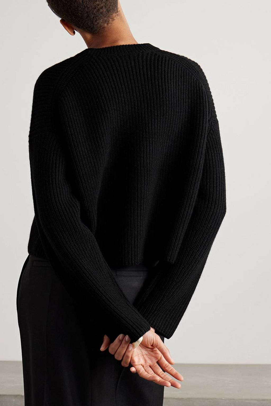 CO Ribbed wool sweater