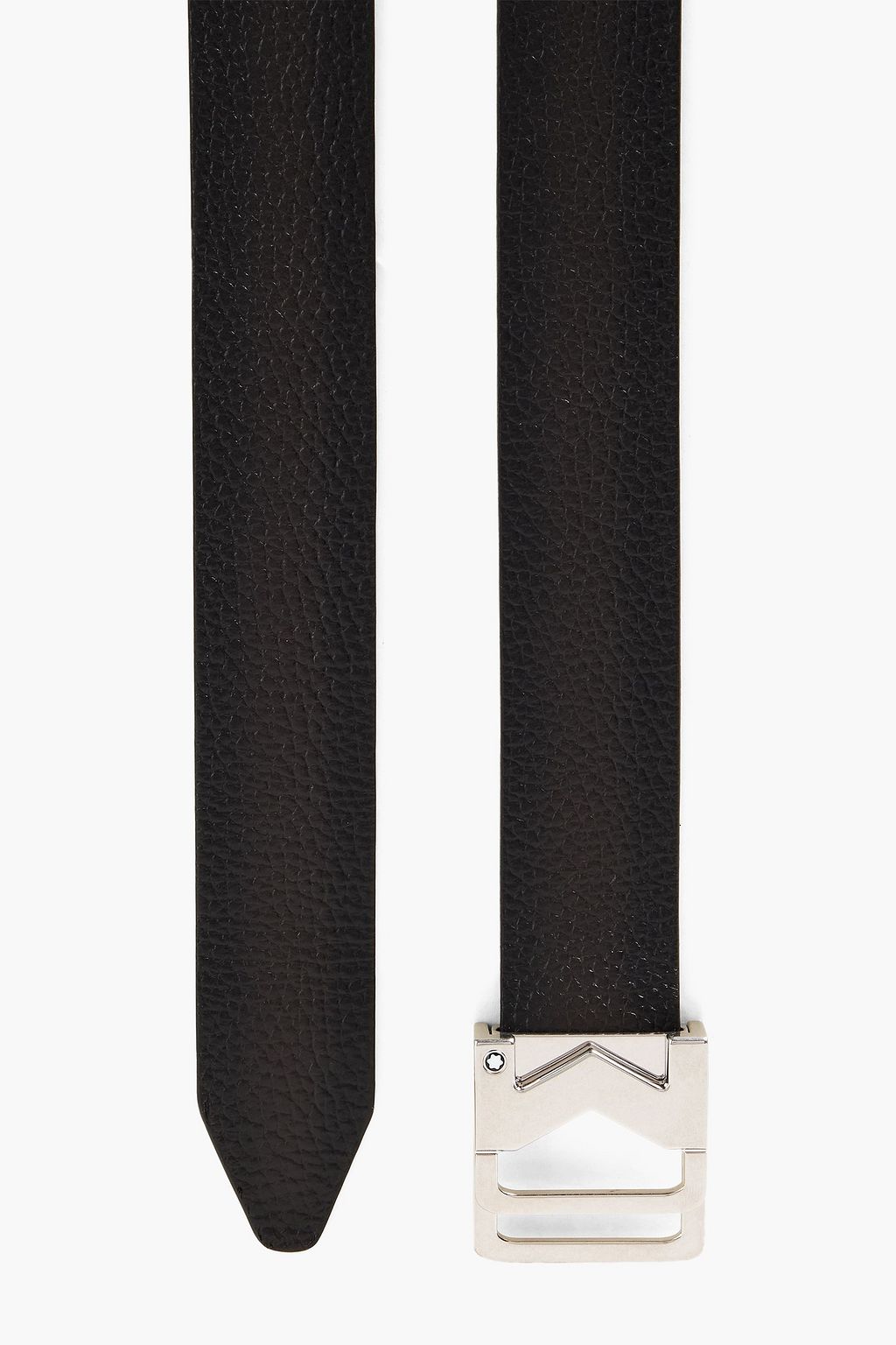 MONTBLANC Pebbled-leather belt