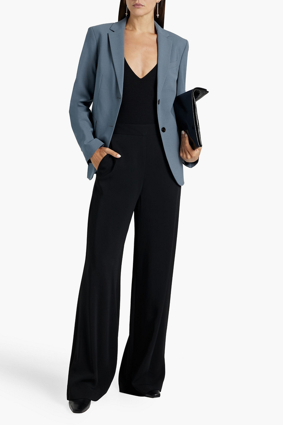 THEORY WOOL-BLEND BLAZER