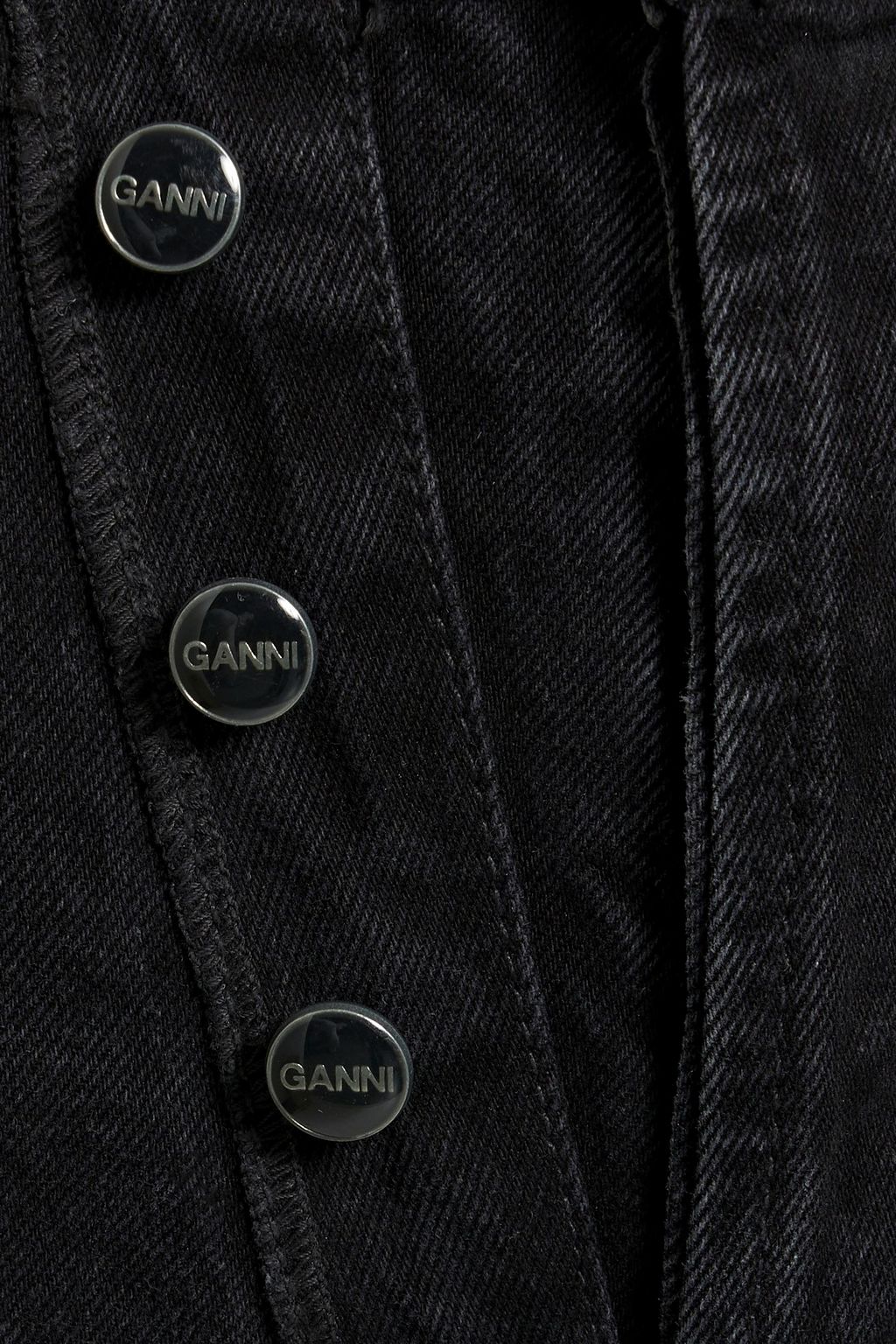 GANNI جينز بأرجل مستقيمة وبخصر مرتفع