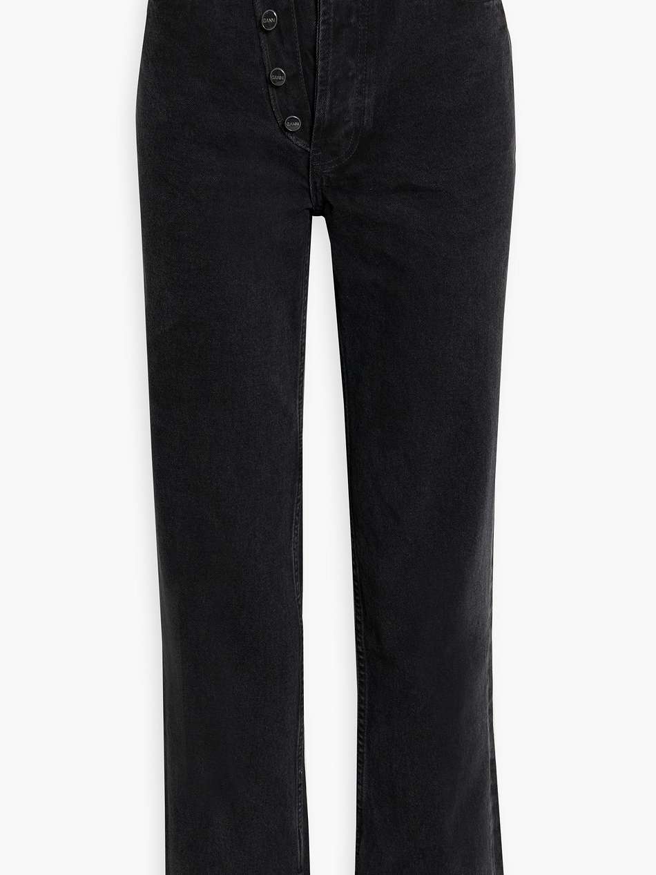 figni high-rise straight-leg jeans