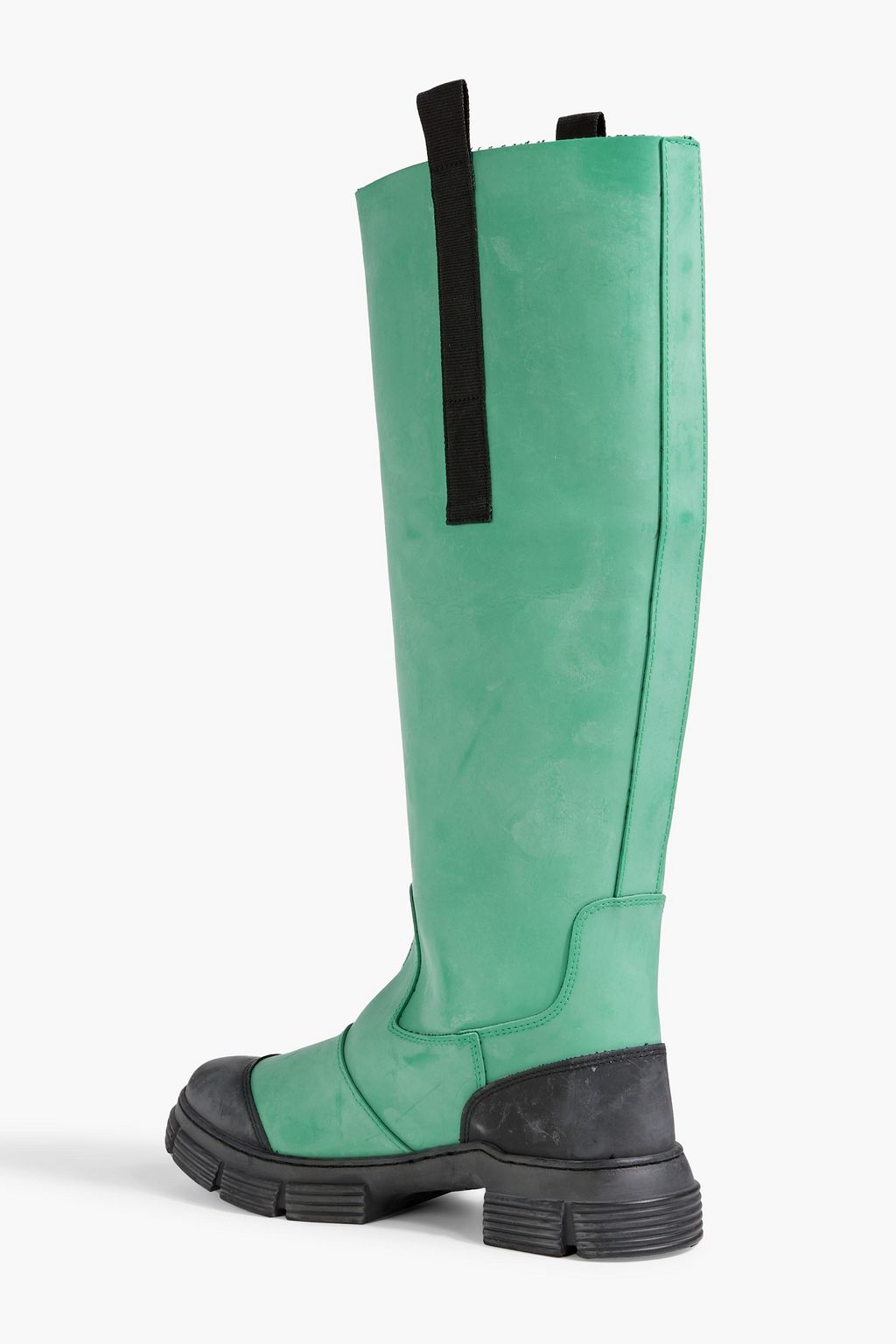 GANNI Rubber knee boots