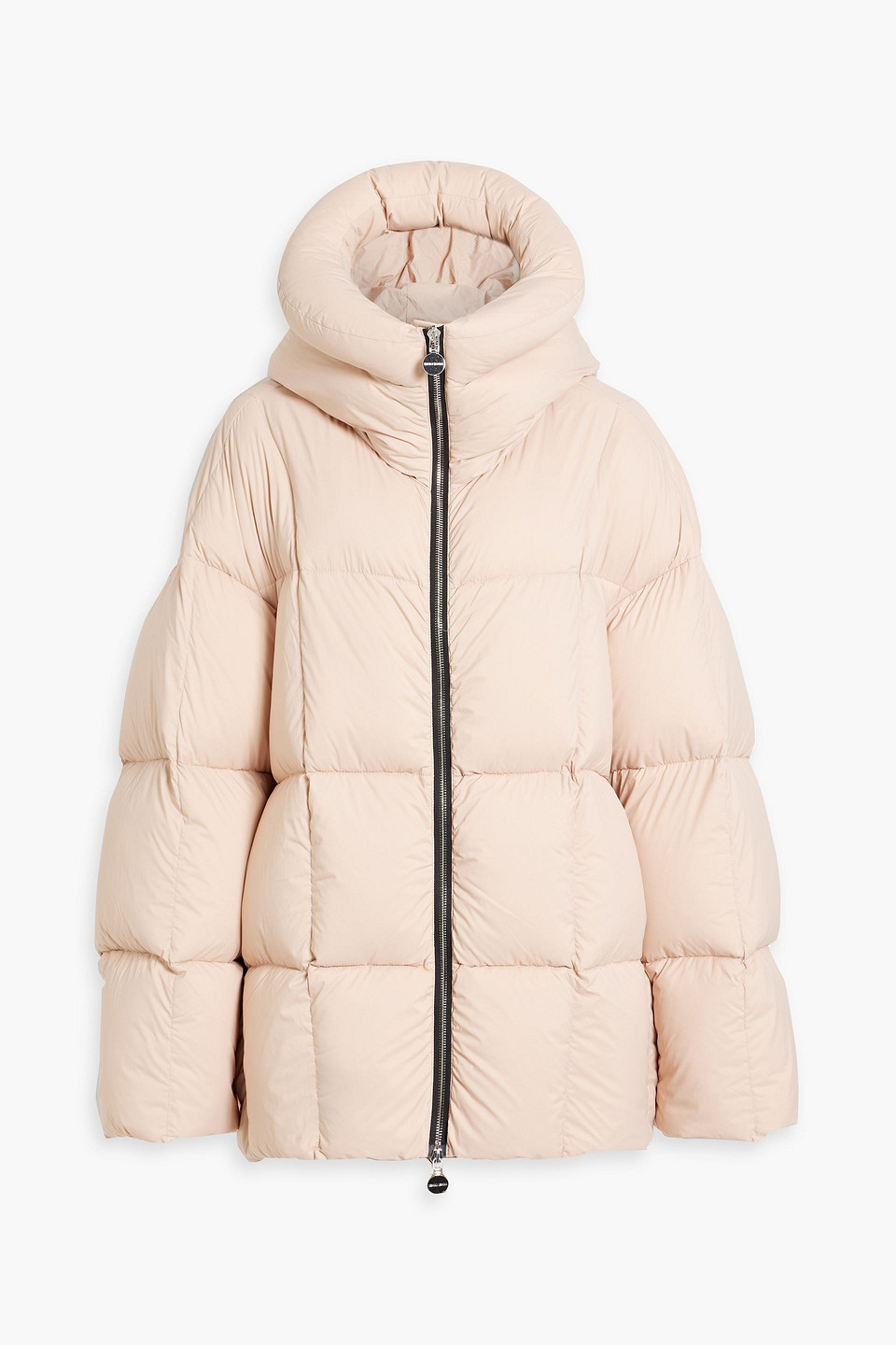 Ienki Ienki Wendy Quilted Shell Hooded Down Jacket In Blush