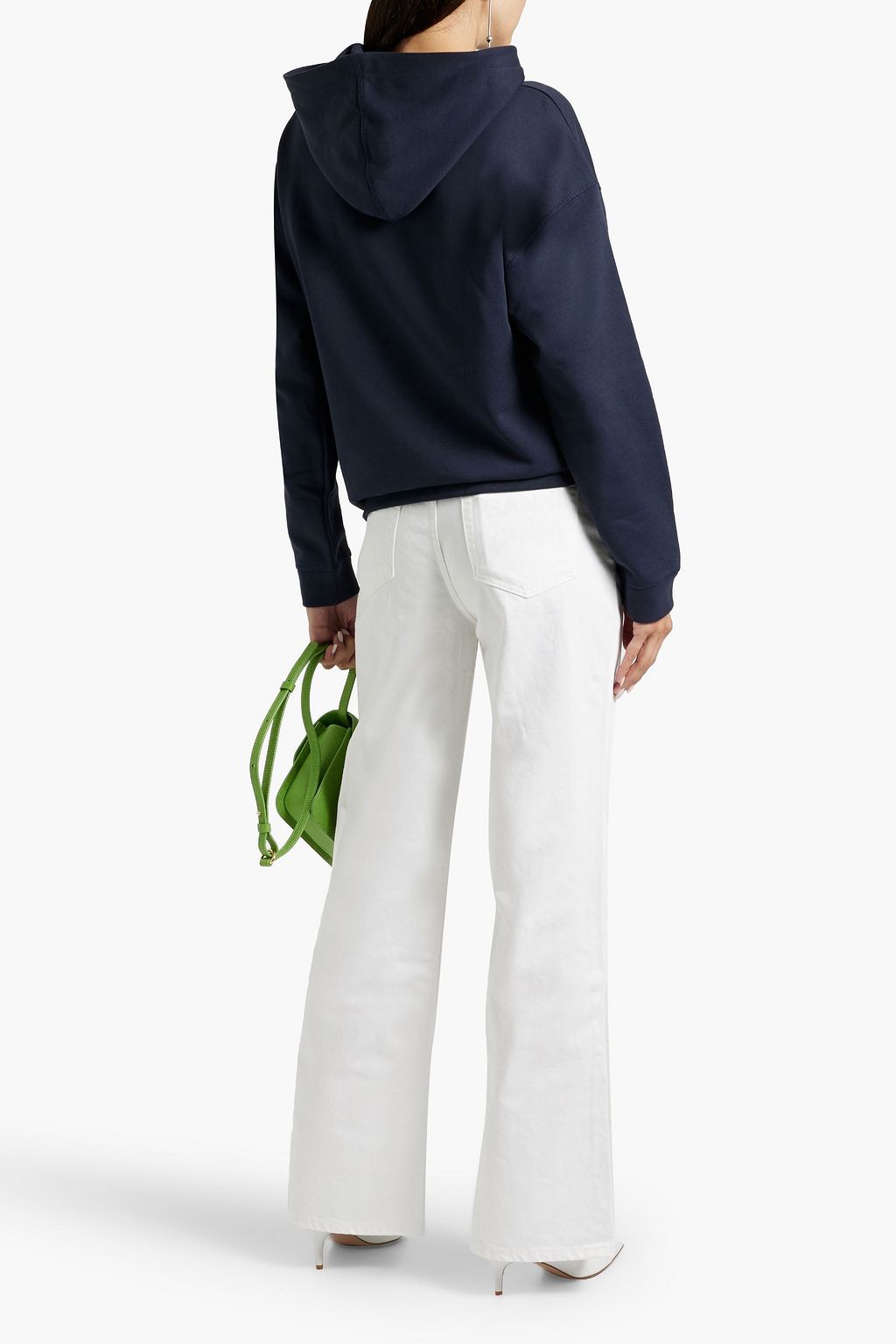 GANNI High-rise wide-leg jeans