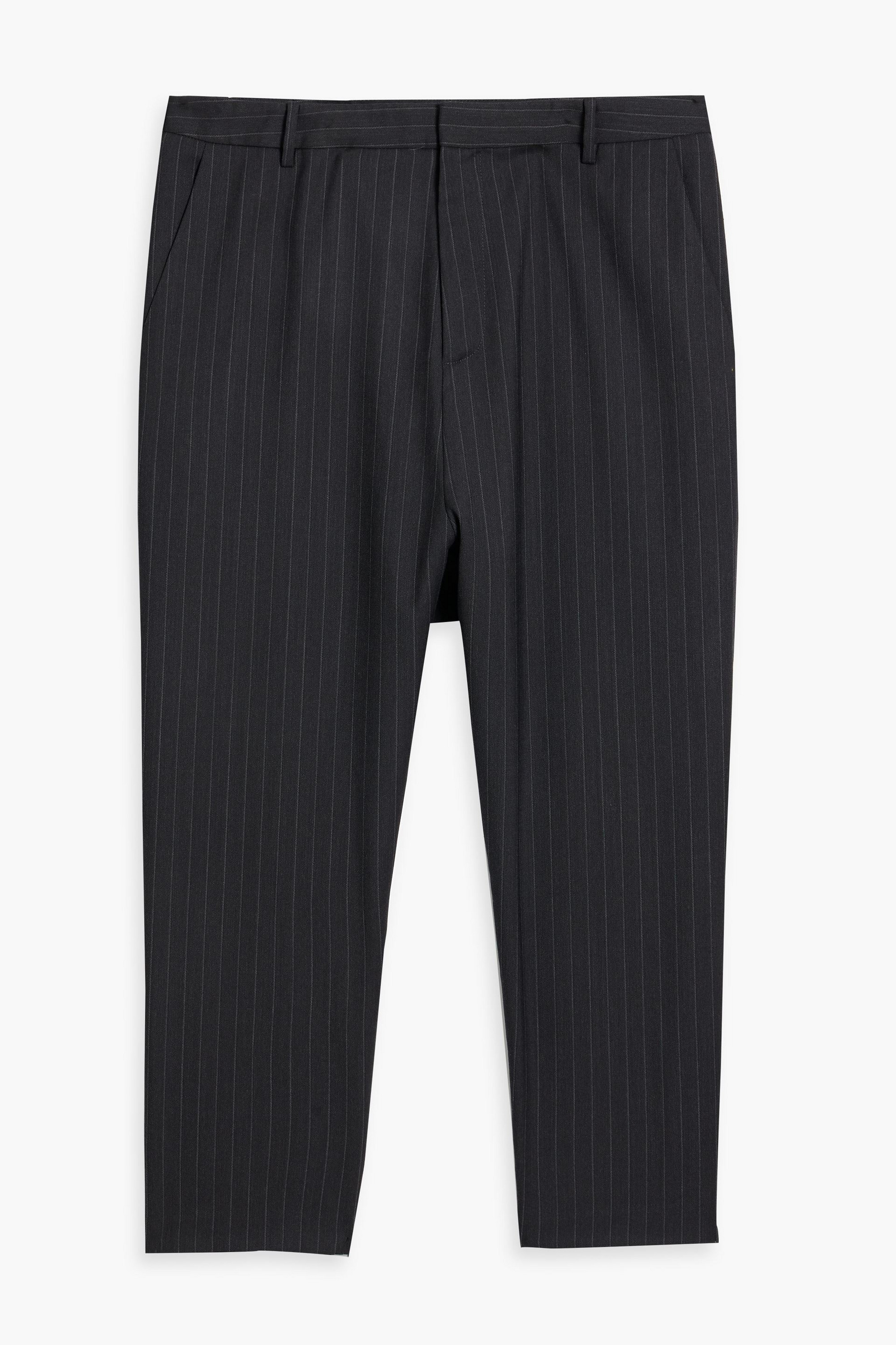 Nili Lotan Paris pinstriped wool-blend tapered pants