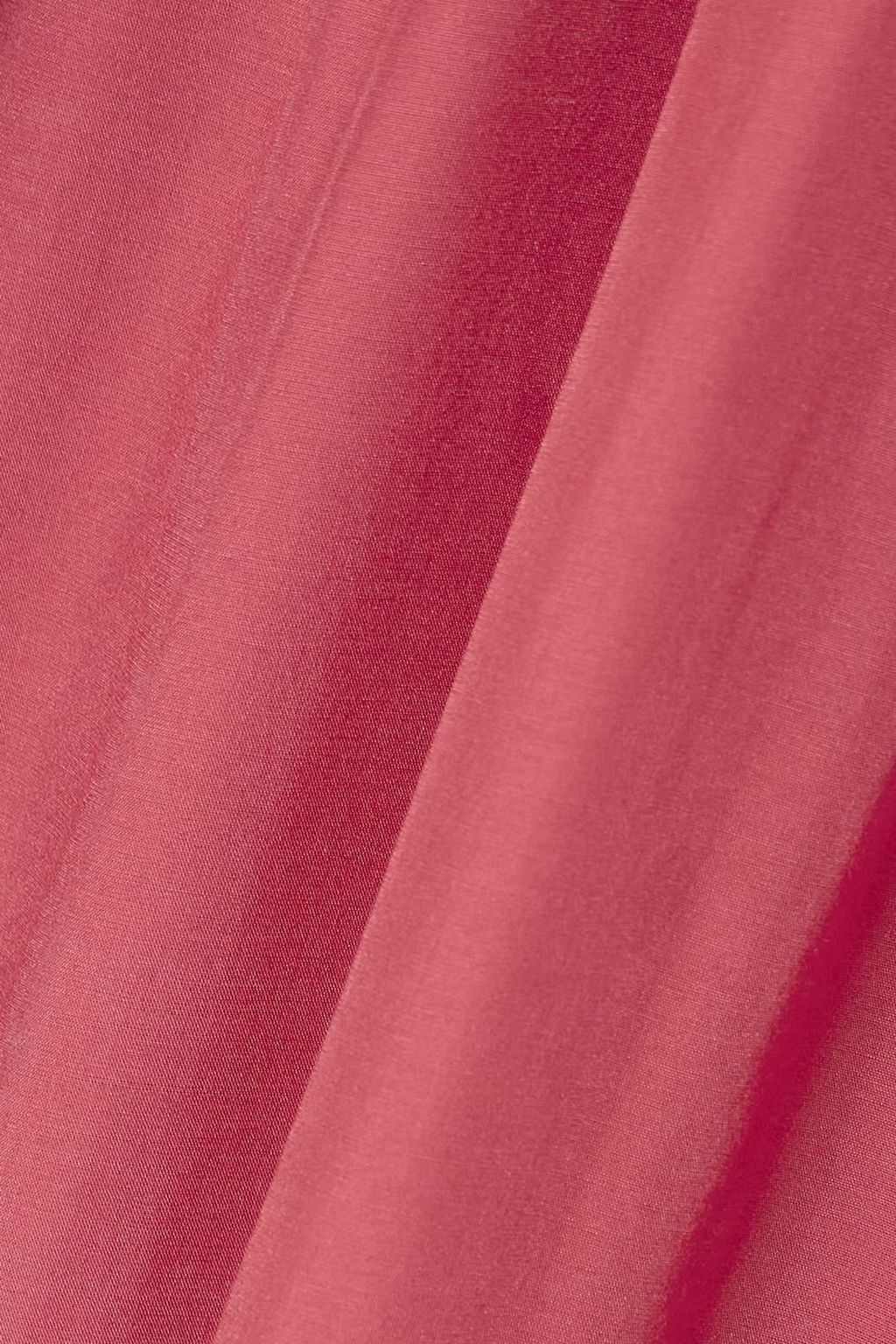 PEONY SWIMWEAR فستان طويل بدون حمالات كتف من مزيج من قماش ™ECOVERO والحرير بتقنية السموك