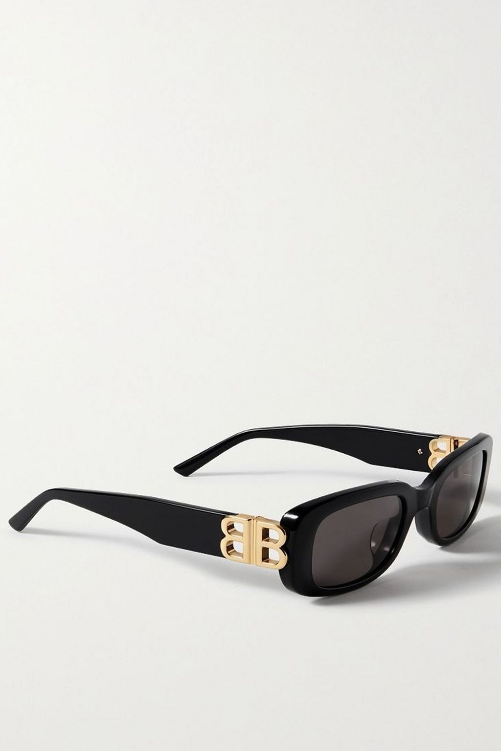BALENCIAGA Dynasty BB rectangular-frame acetate sunglasses