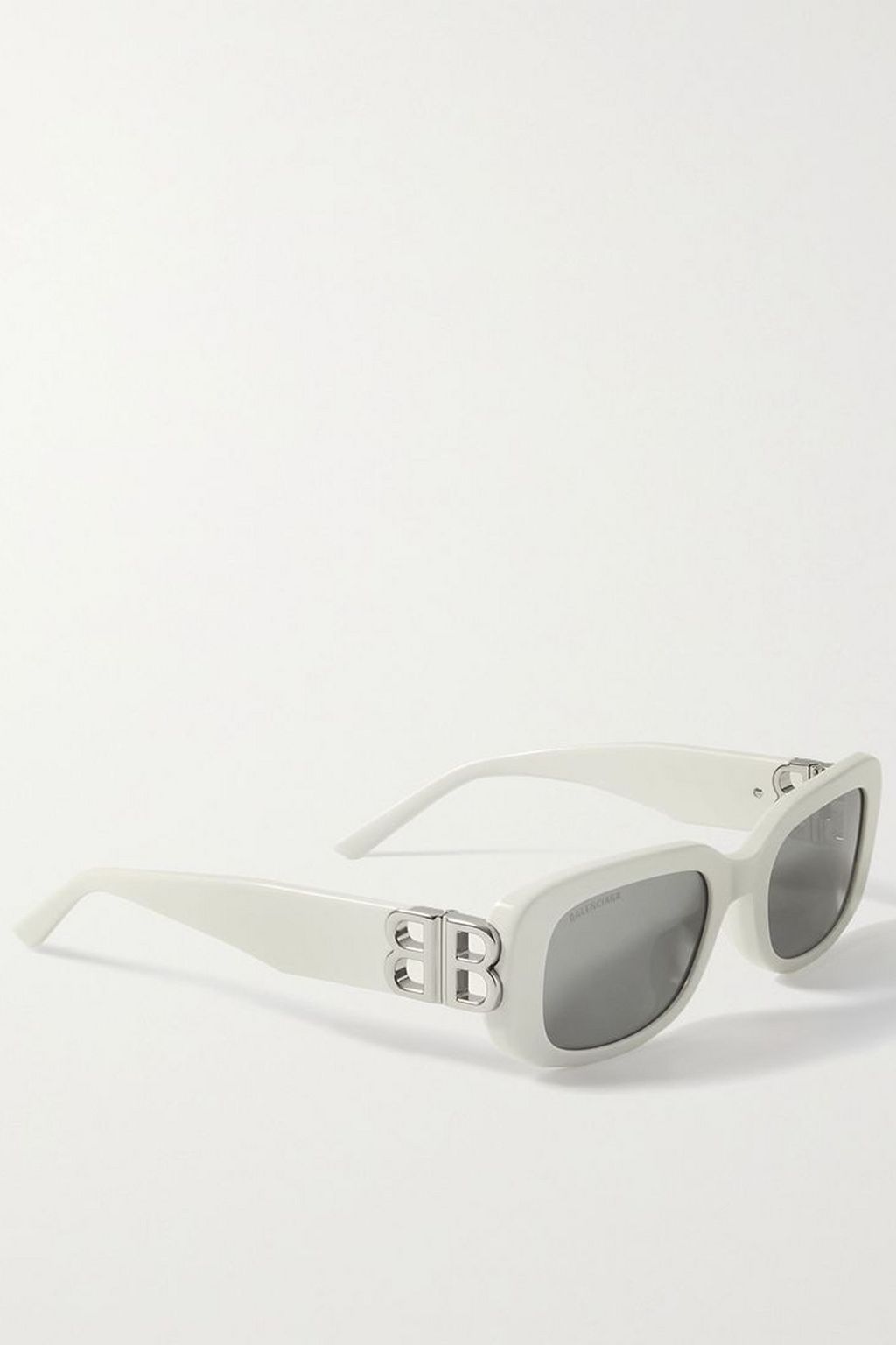 BALENCIAGA Dynasty BB rectangular-frame acetate sunglasses