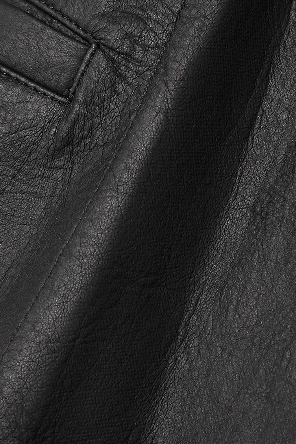 RICK OWENS Hollywood leather wrap blazer