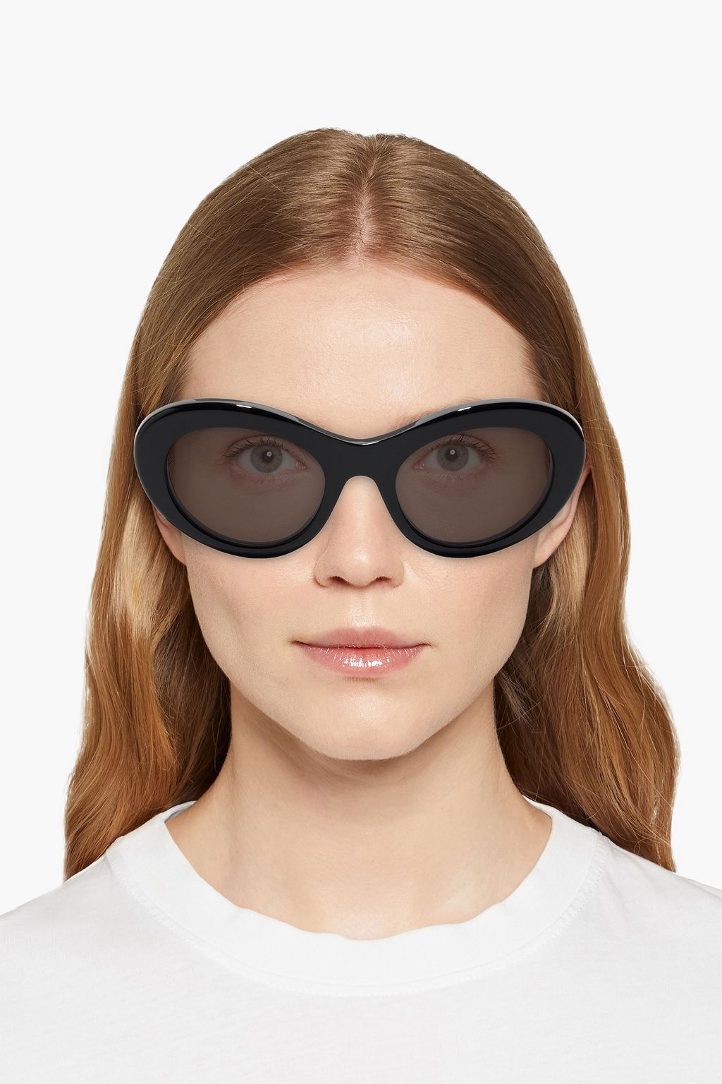 BALENCIAGA Monaco cat-eye tortoiseshell acetate sunglasses