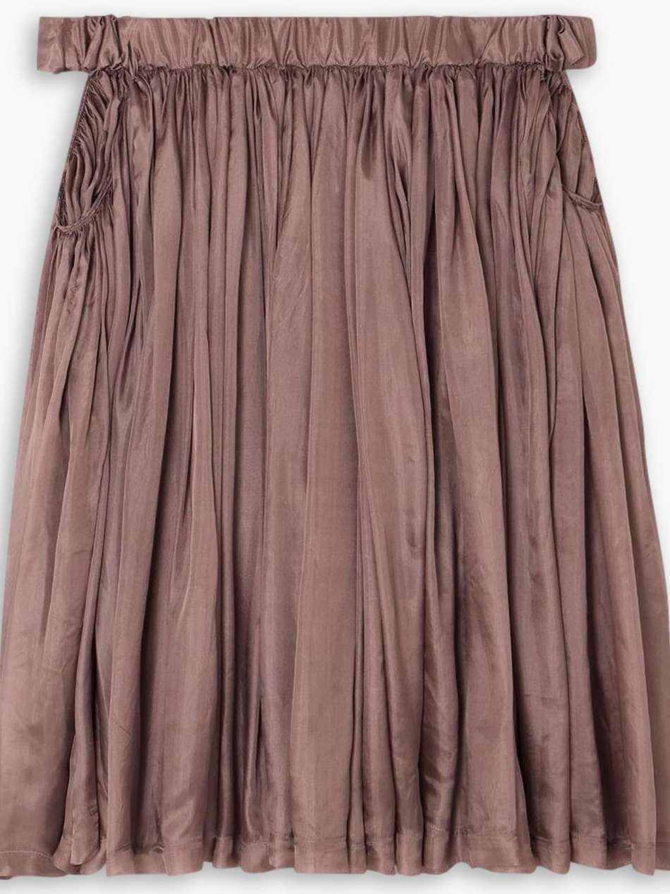 medusa off-the-shoulder silk-habotai mini dress