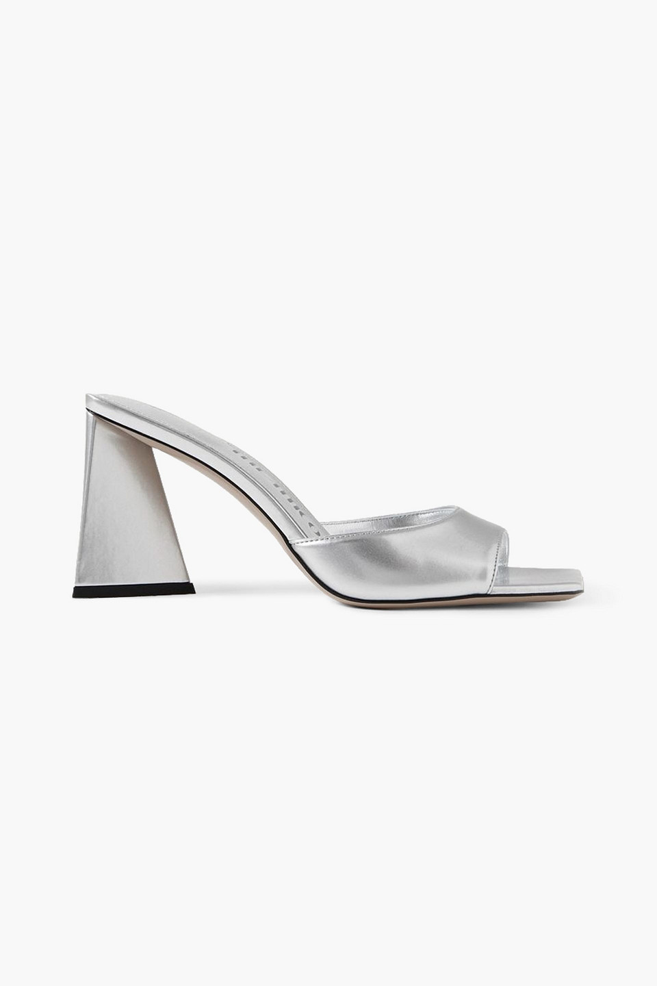 Attico Mule ''mini Devon'' Silver In Silver
