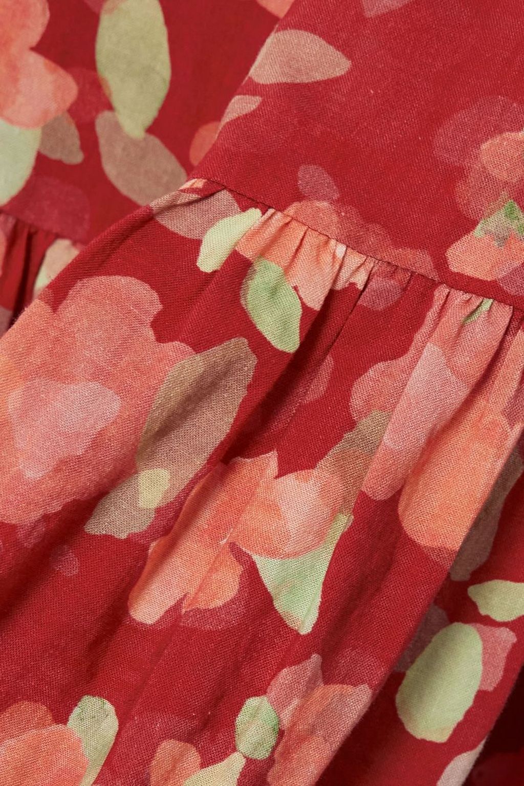 PEONY SWIMWEAR فستان Reminisce طويل من مزيج ™ECOVERO وقطن عضوي بطبعة الأزهار