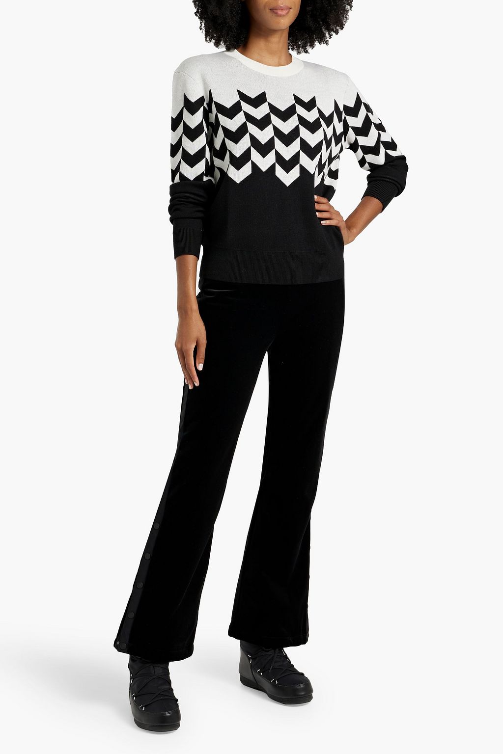 ERIN SNOW Gaia jacquard-knit merino wool sweater