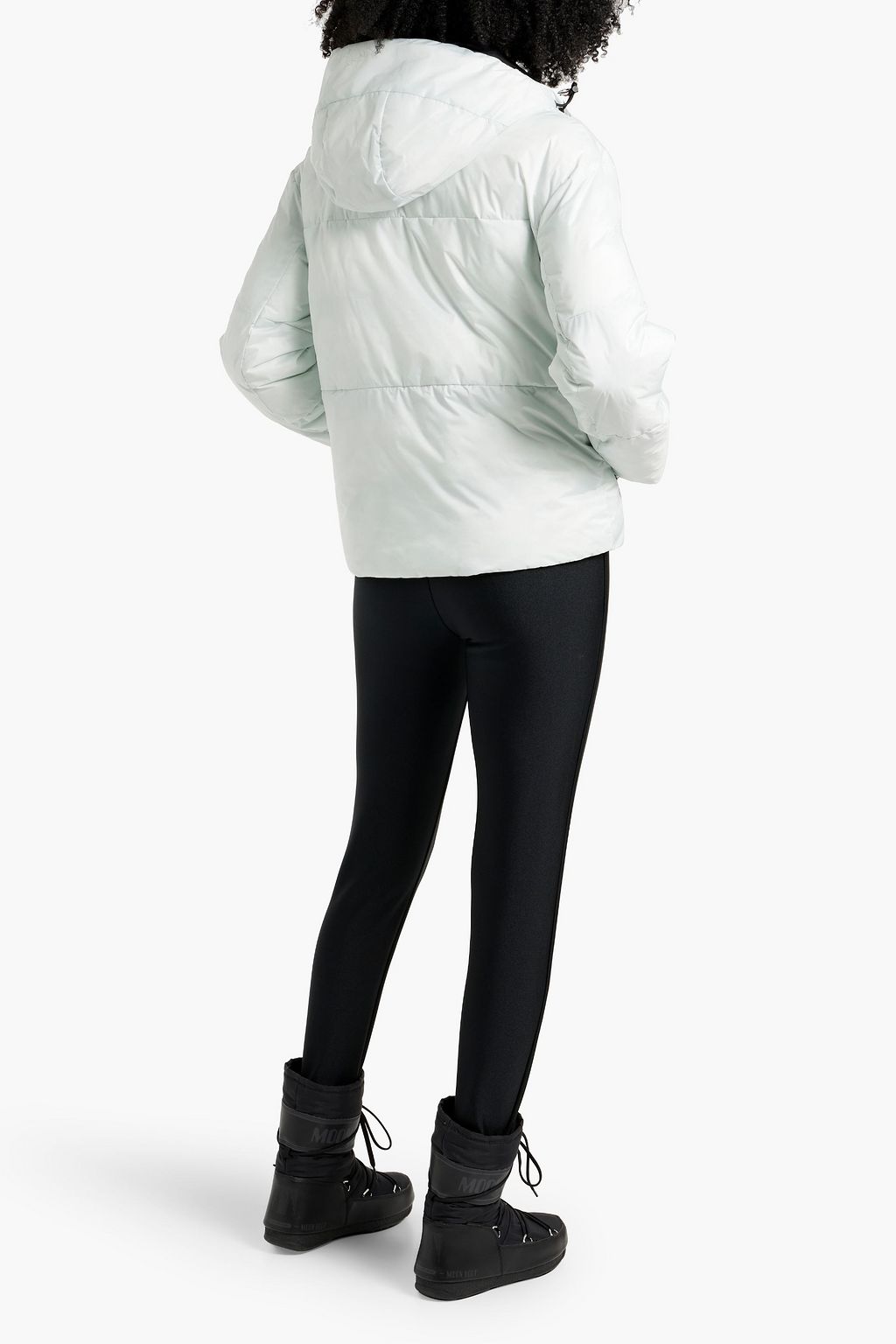ERIN SNOW Ledo quilted hooded ski jacket