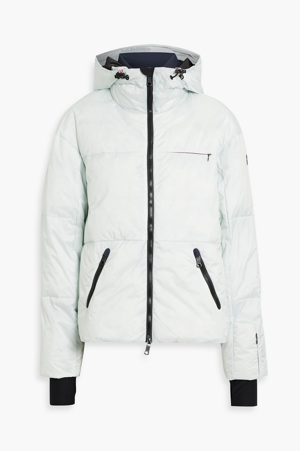 Erin Snow Ledo Shell Ski Jacket In White,silver