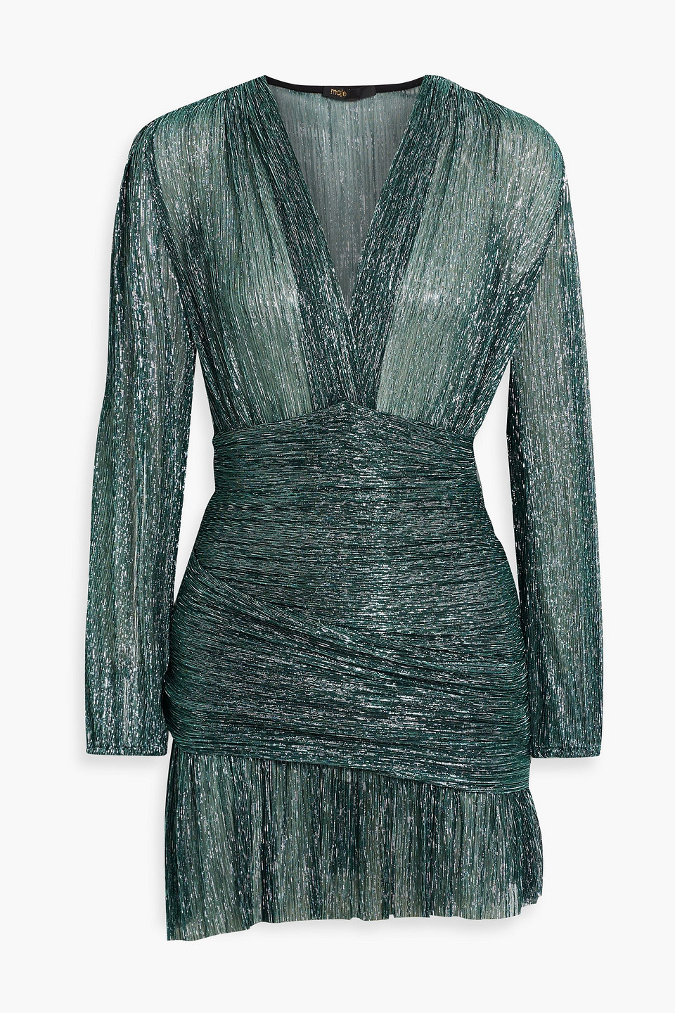 Maje Short Dresses In Green