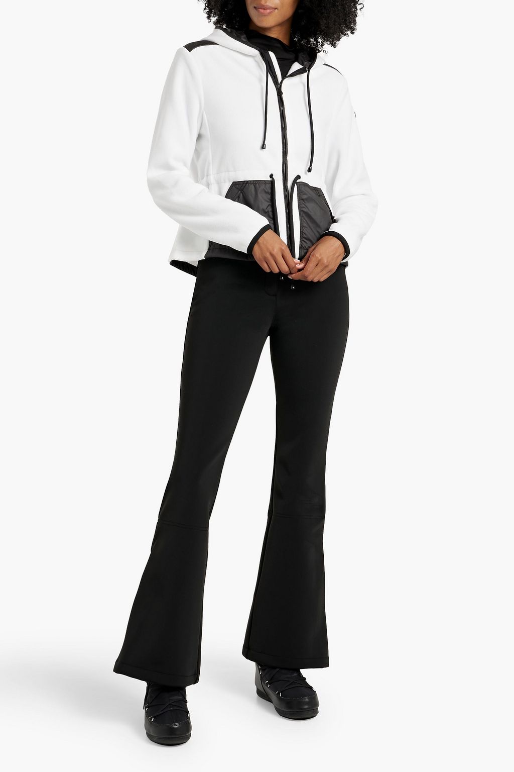 ERIN SNOW Willow shell-paneled fleece ski jacket