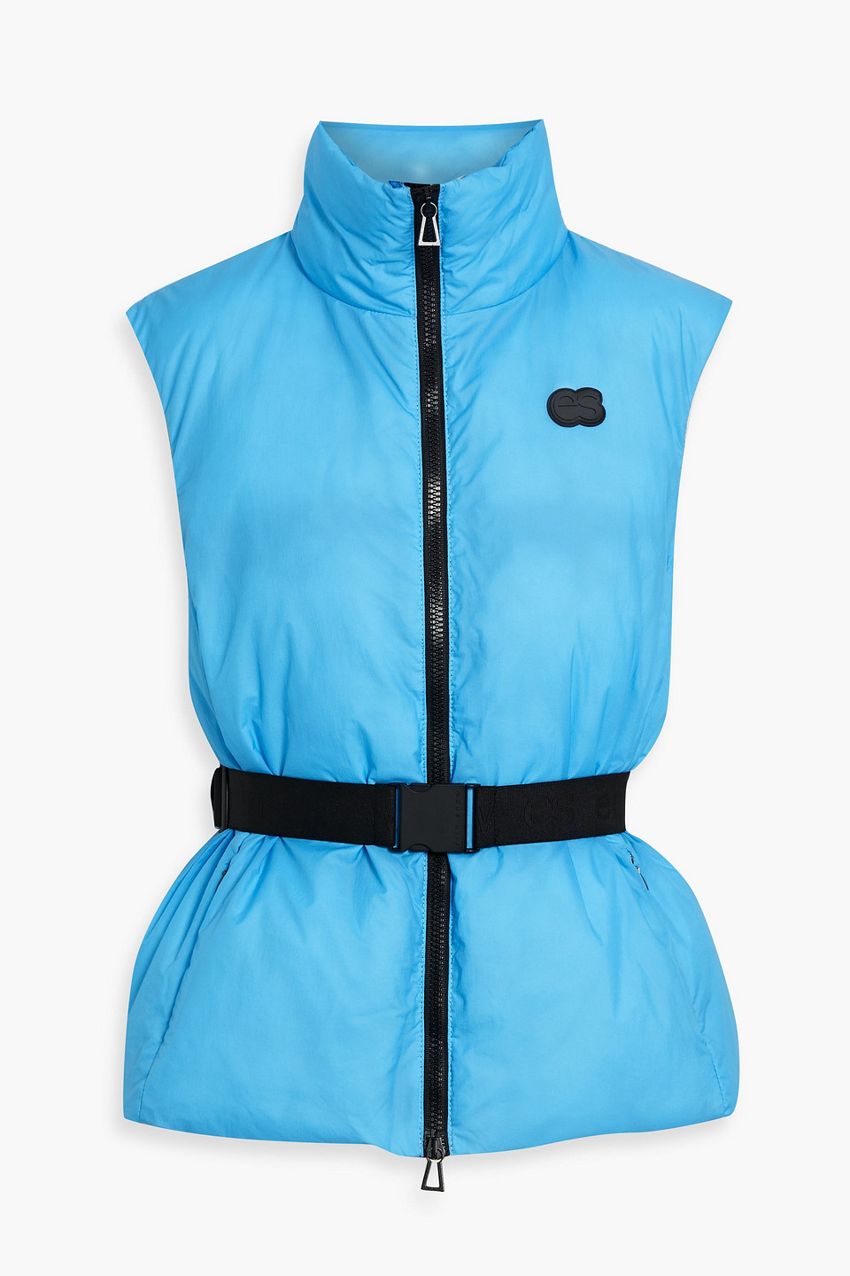 Erin Snow Nix Appliquéd Shell Vest In Blue