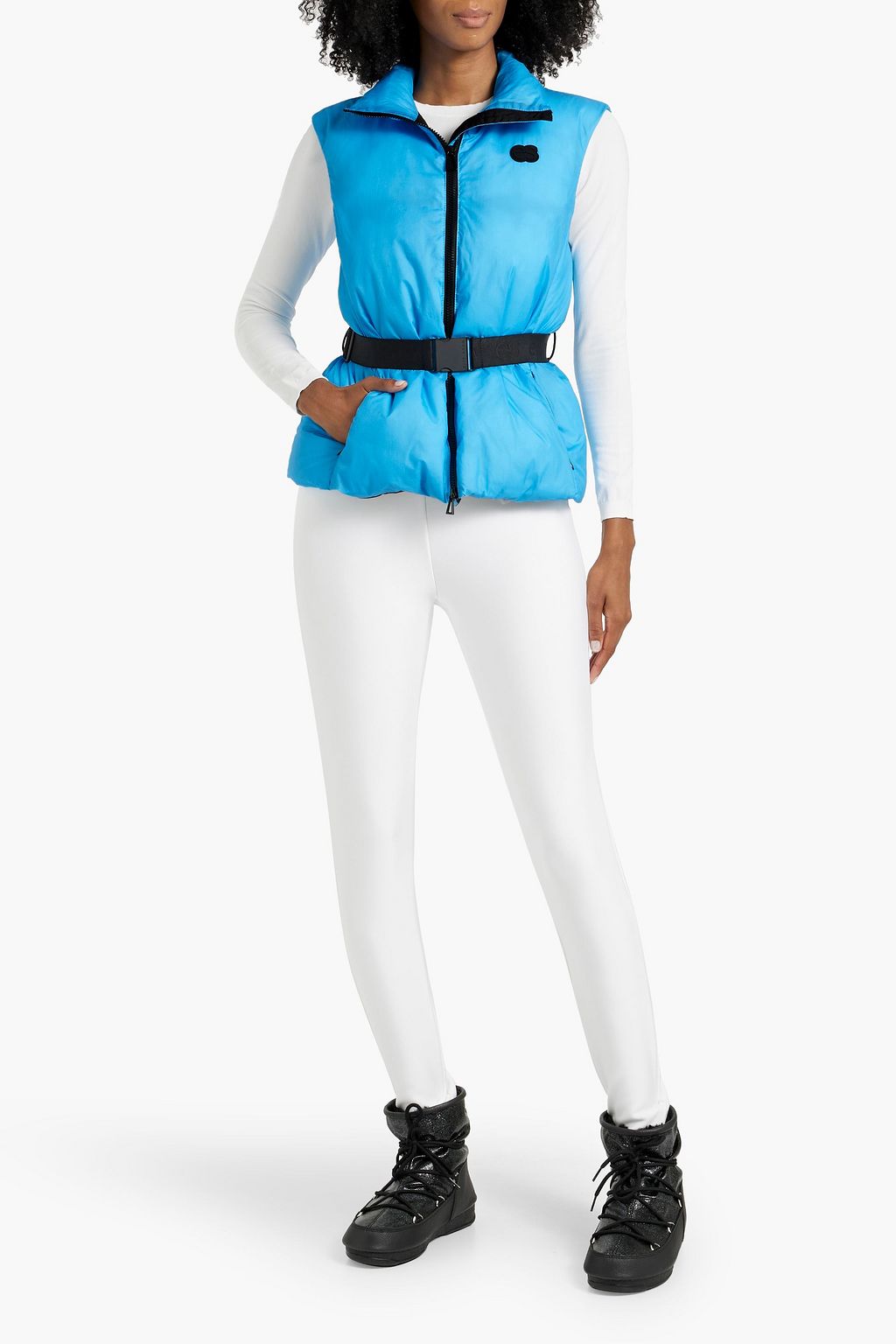 ERIN SNOW Nix appliquéd shell vest