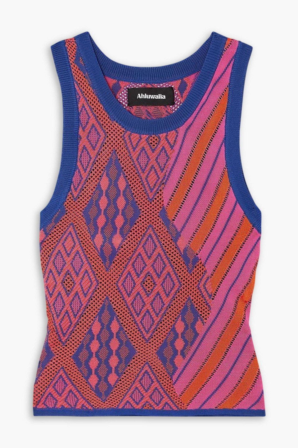 Ahluwalia Mix-print Top In Multicolor
