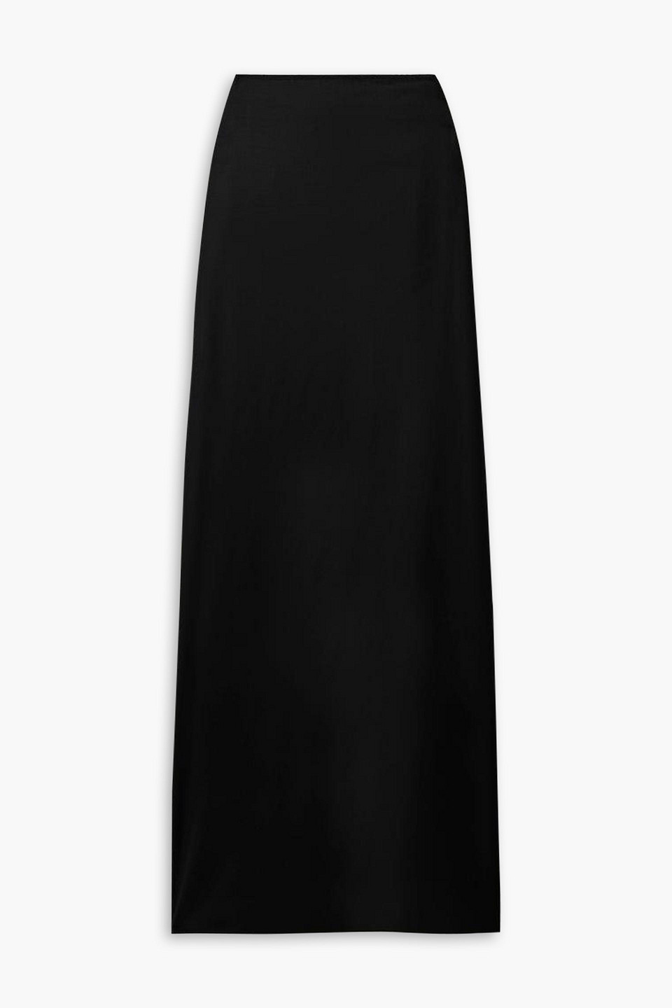 Beare Park Wool-twill Maxi Skirt In Black