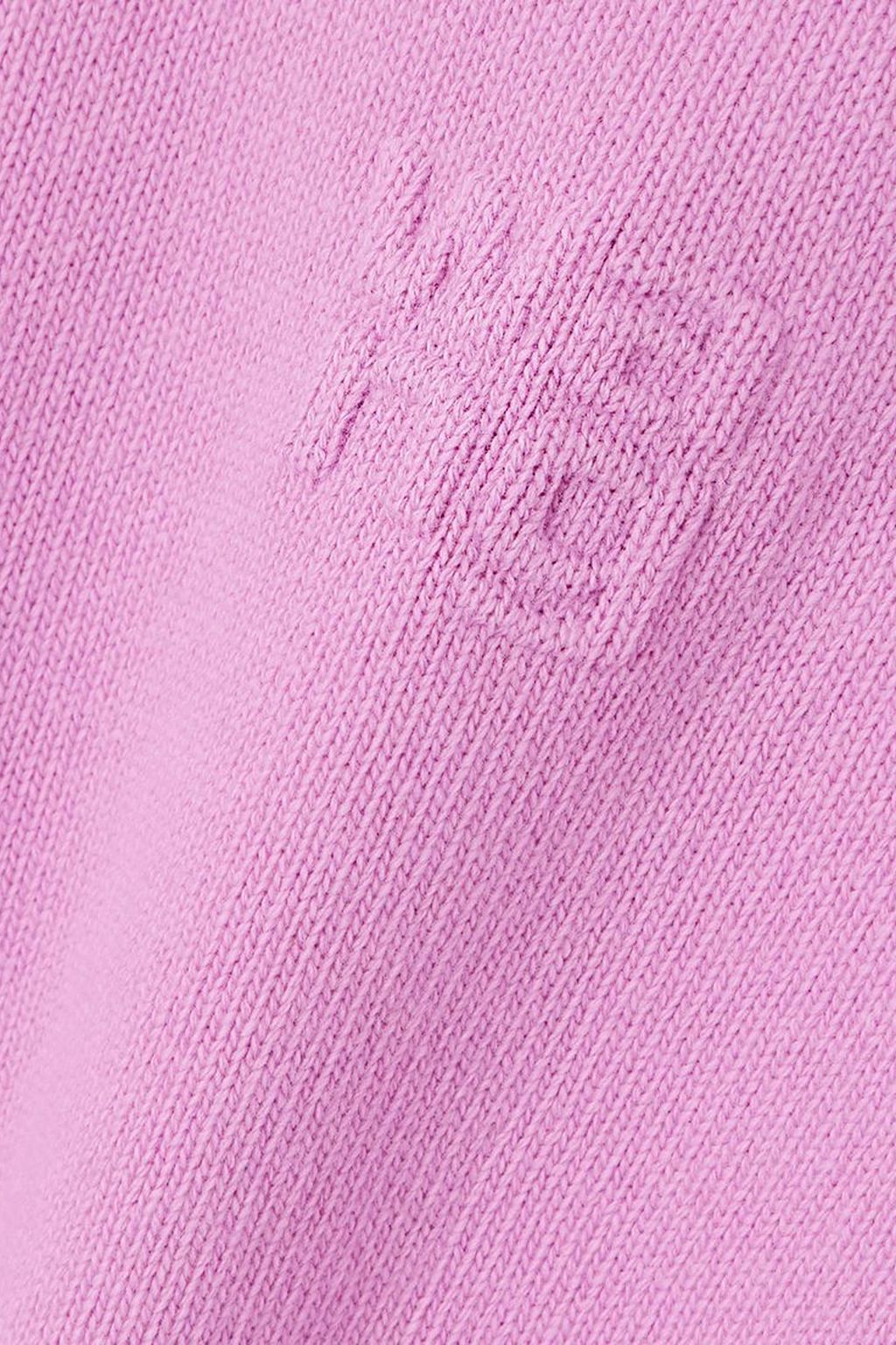 ALEXANDERWANG.T Embossed cotton and wool-blend cropped sweater