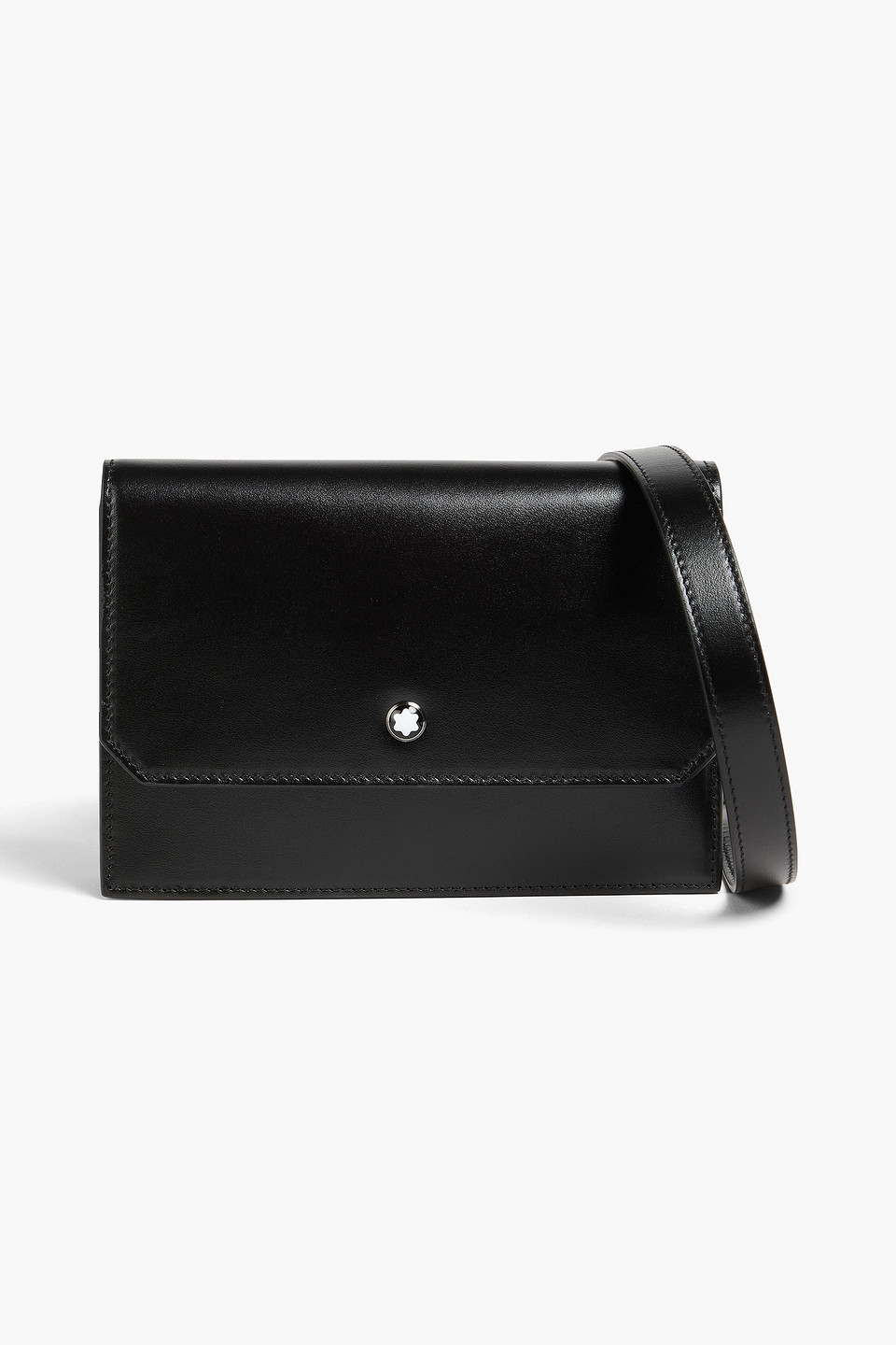 Montblanc Meisterstück Leather Shoulder Bag In Metallic
