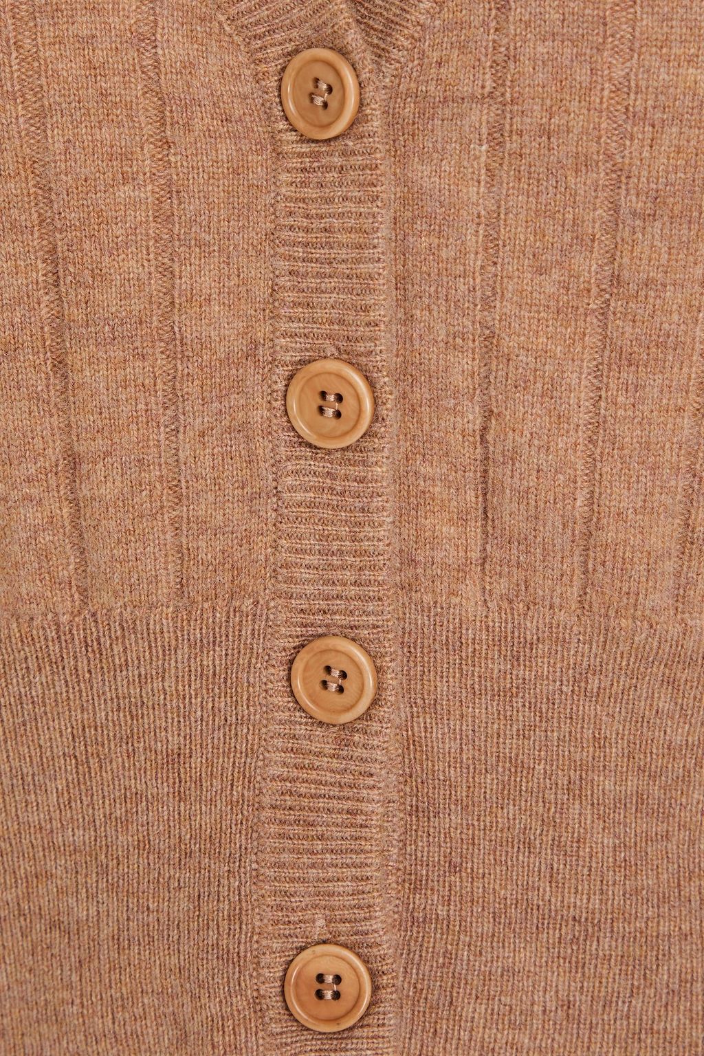NAADAM Ribbed wool and cashmere-blend cardigan