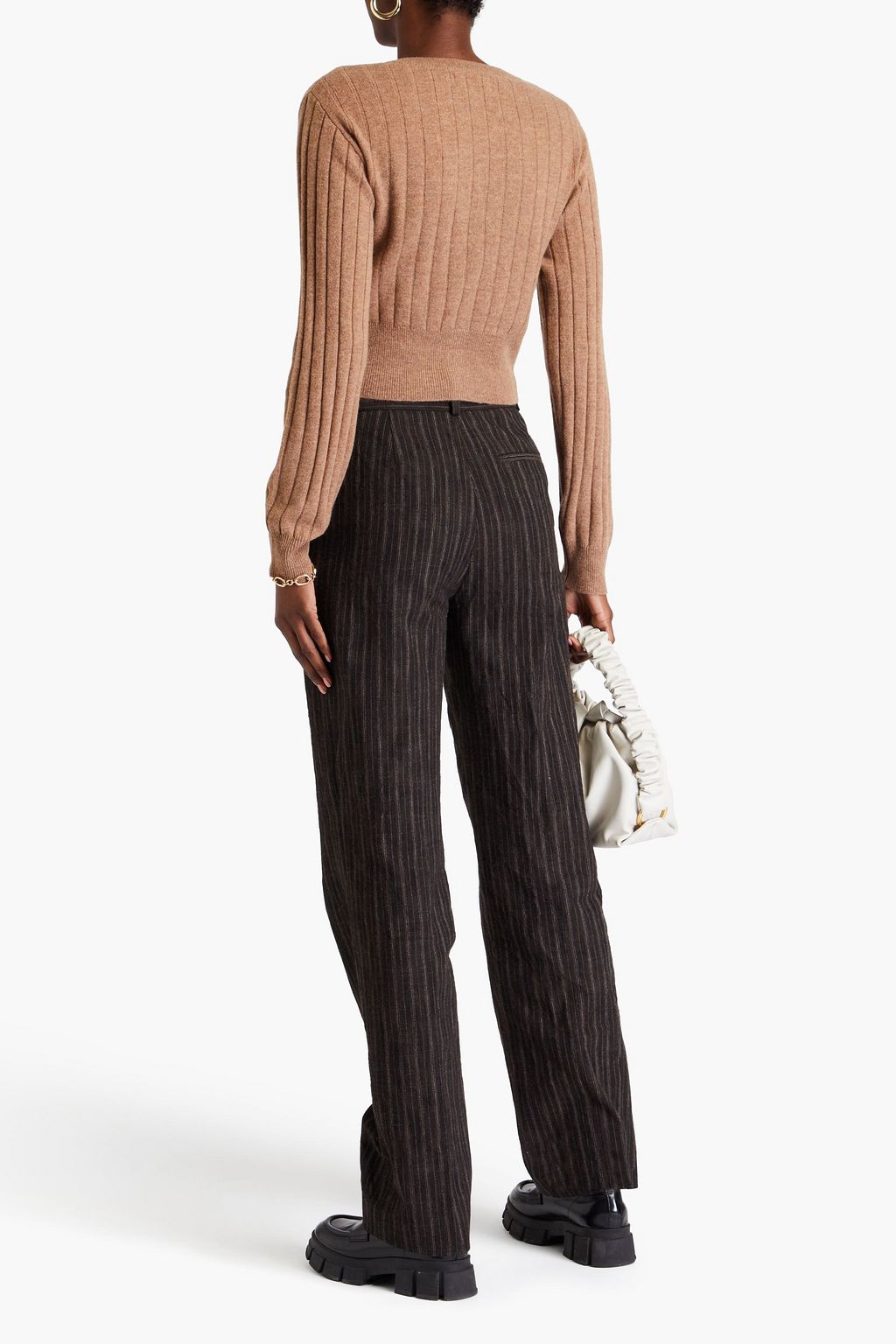 NAADAM Ribbed wool and cashmere-blend cardigan