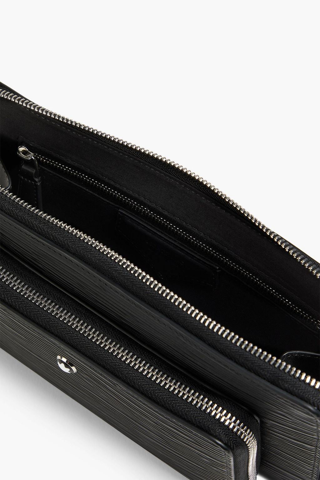 MONTBLANC Meisterstück 4810 textured-leather messenger bag