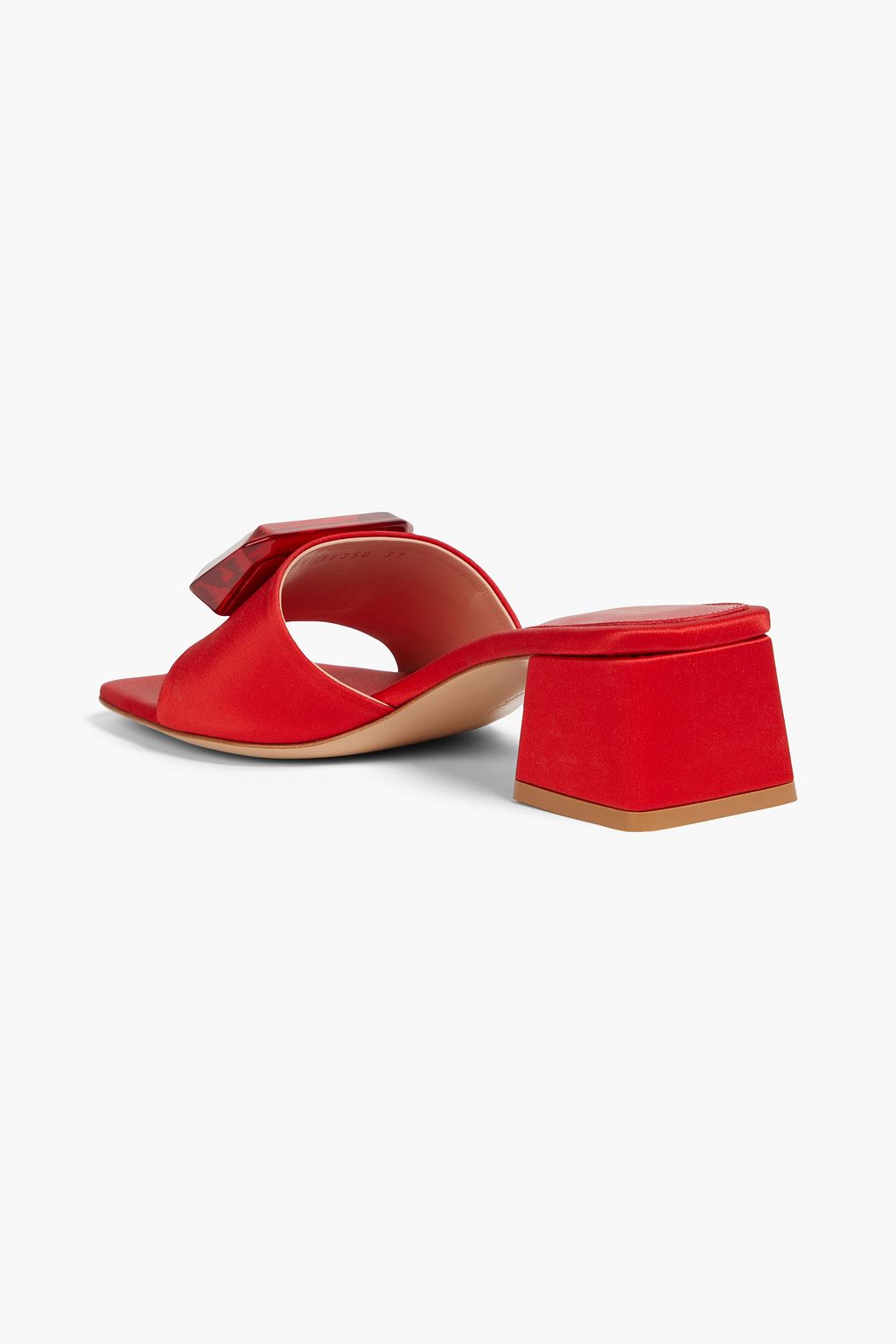 GIANVITO ROSSI Jaipur 45 embellished satin mules