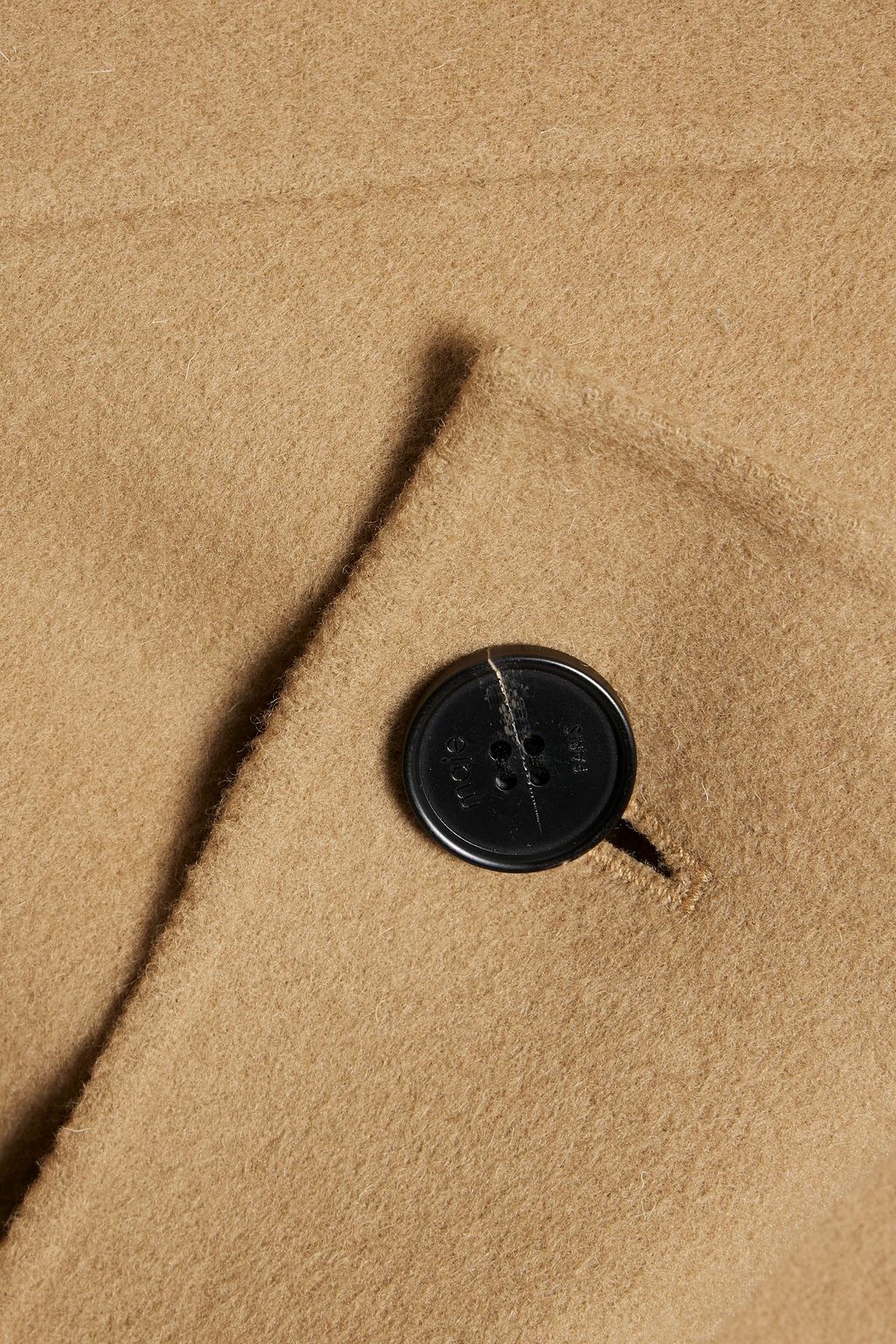 MAJE Wool-blend felt trench coat