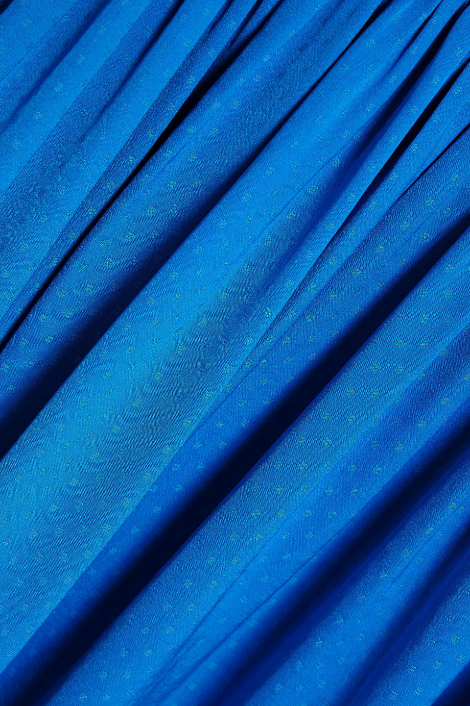 Maje Short Silky Dress In Blue