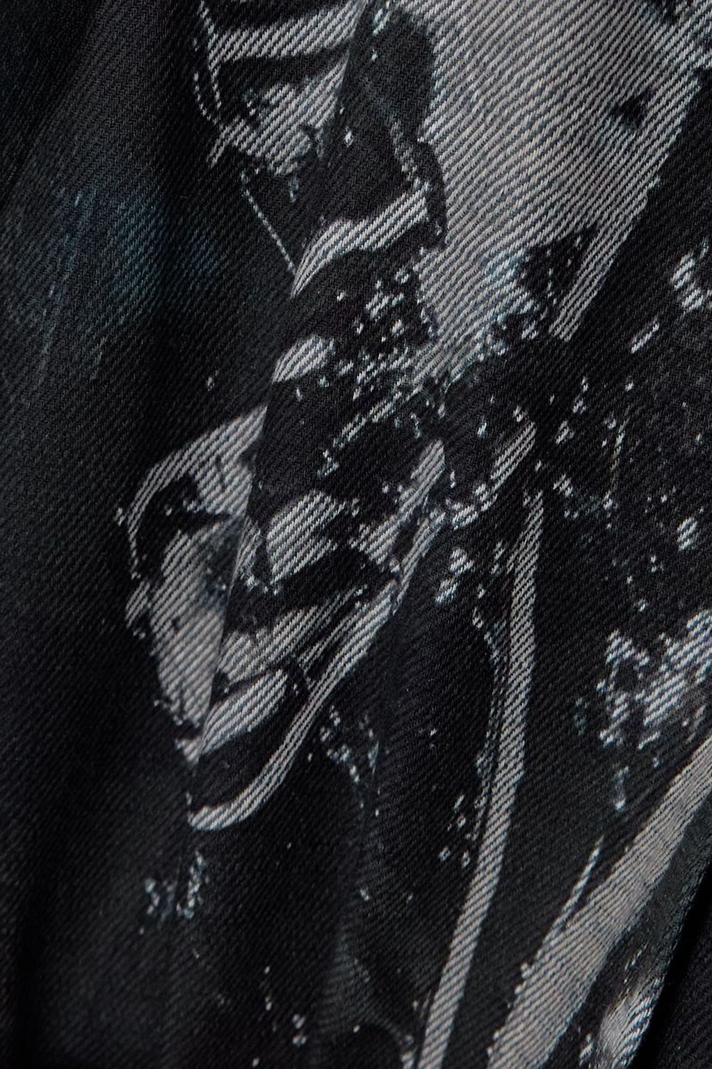 LOUISA BALLOU Printed denim jacket
