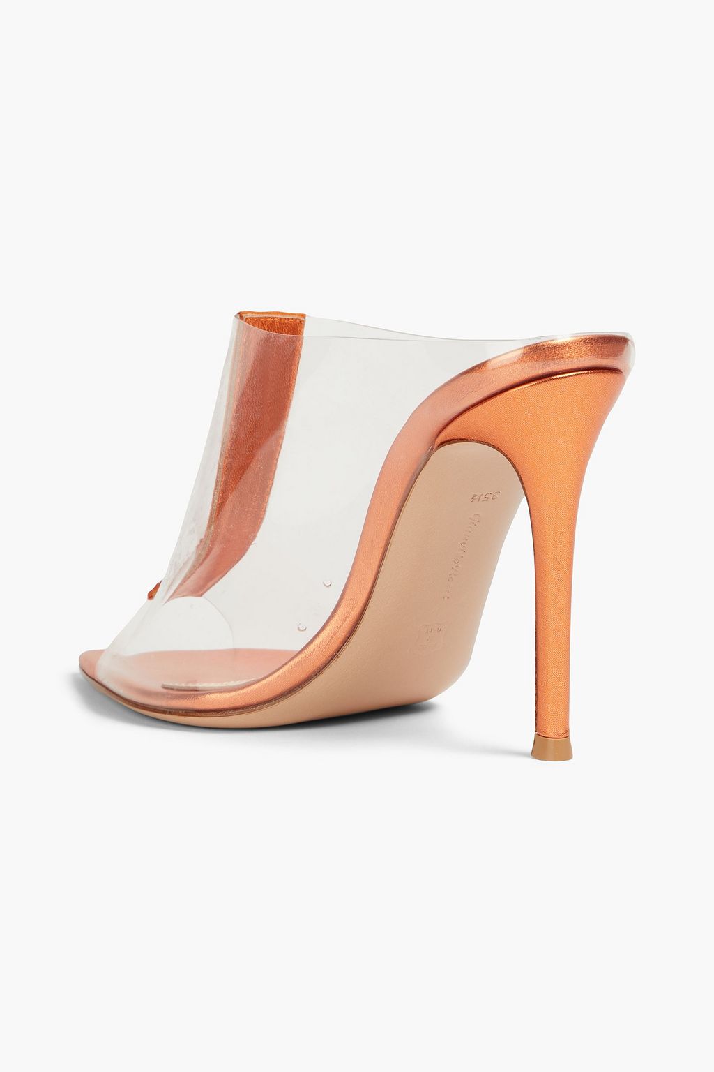 GIANVITO ROSSI Sigma crystal-embellished PVC mules