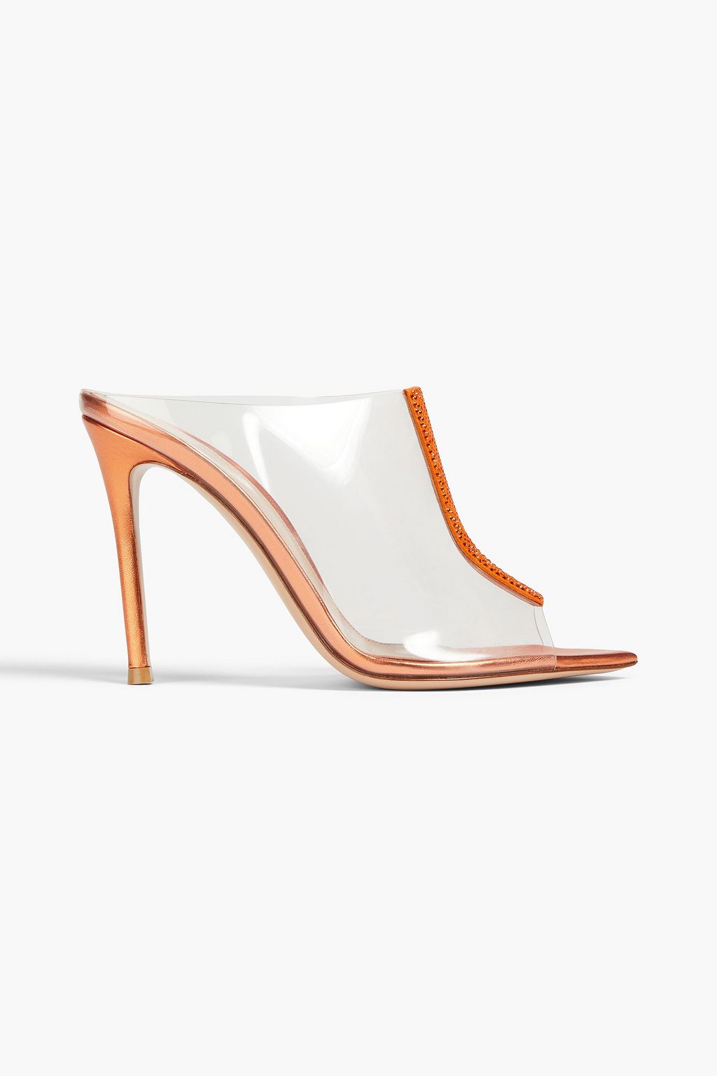Pvc mule heels on sale